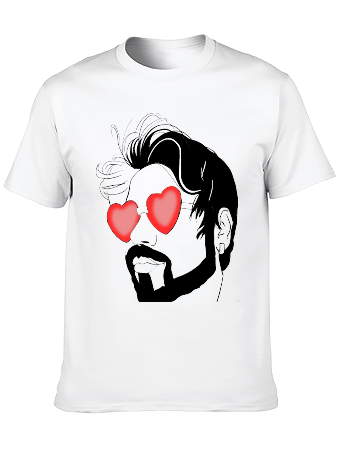 Heart Eyes Man Graphic Tee