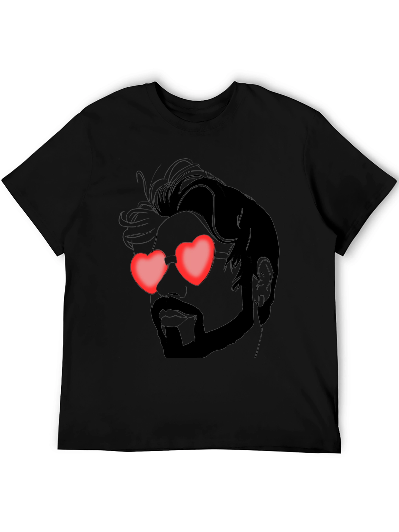 Heart Eyes Man Graphic Tee