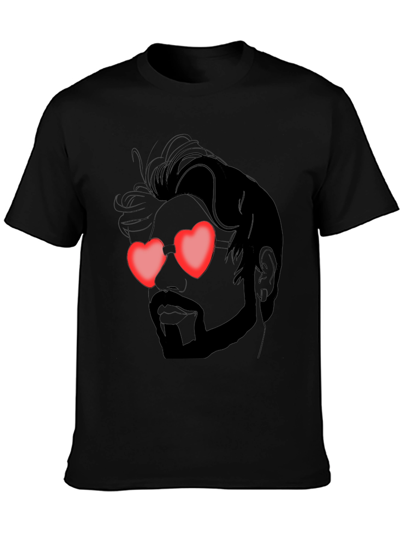 Heart Eyes Man Graphic Tee