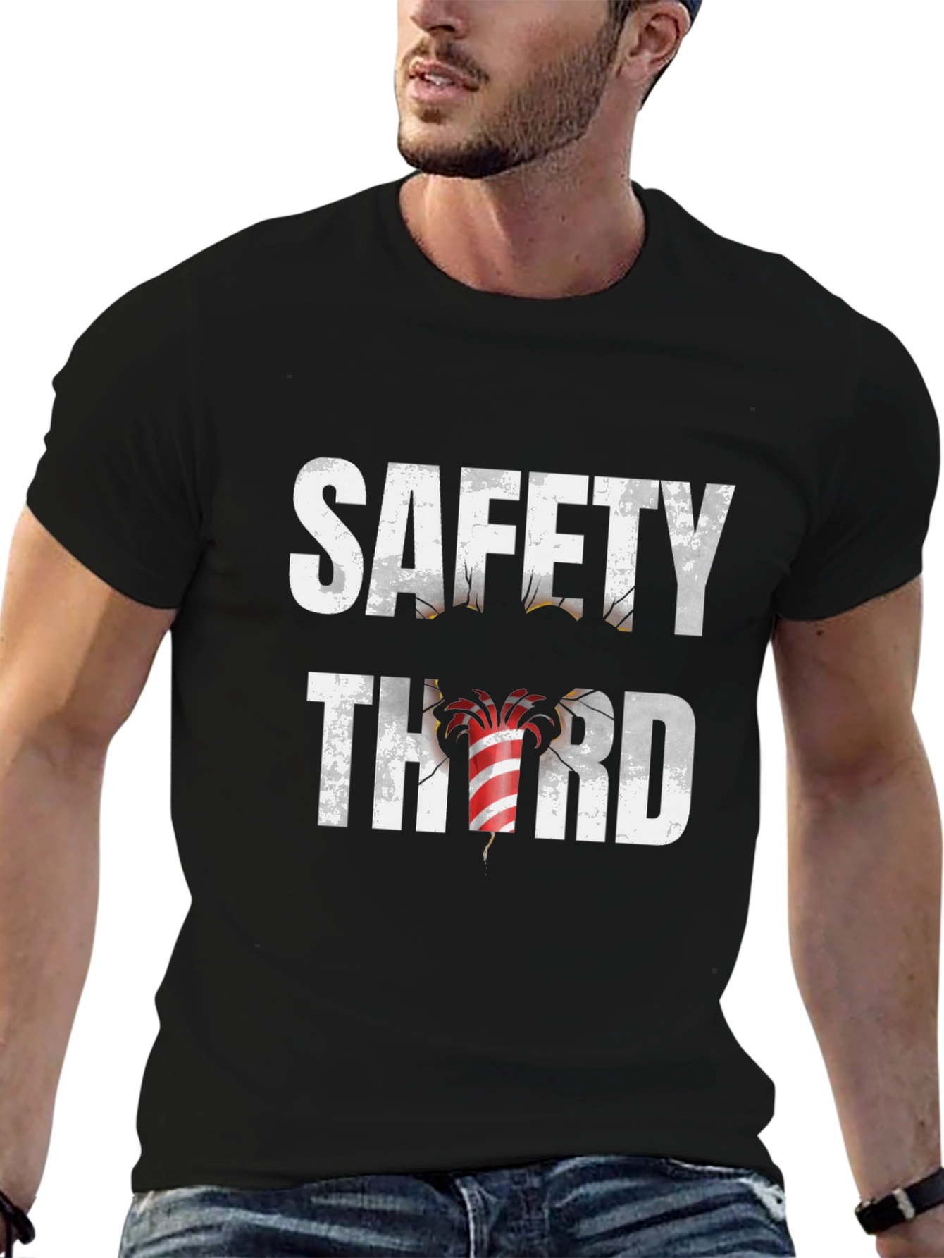 Safety Third Mens Graphic Tee