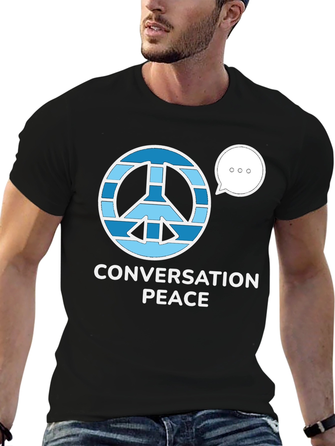 Conversation Peace Graphic T-Shirt