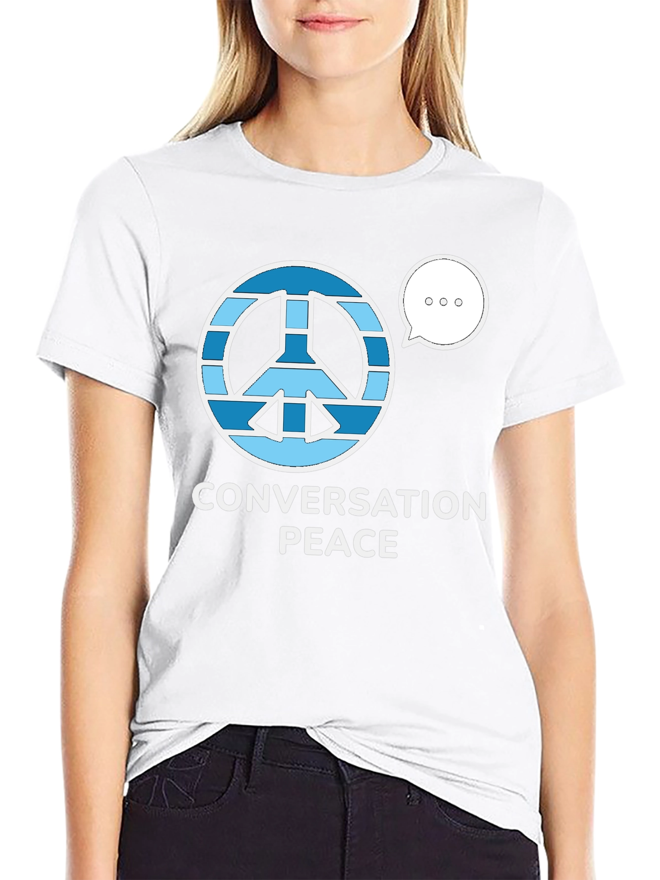 Conversation Peace Graphic T-Shirt