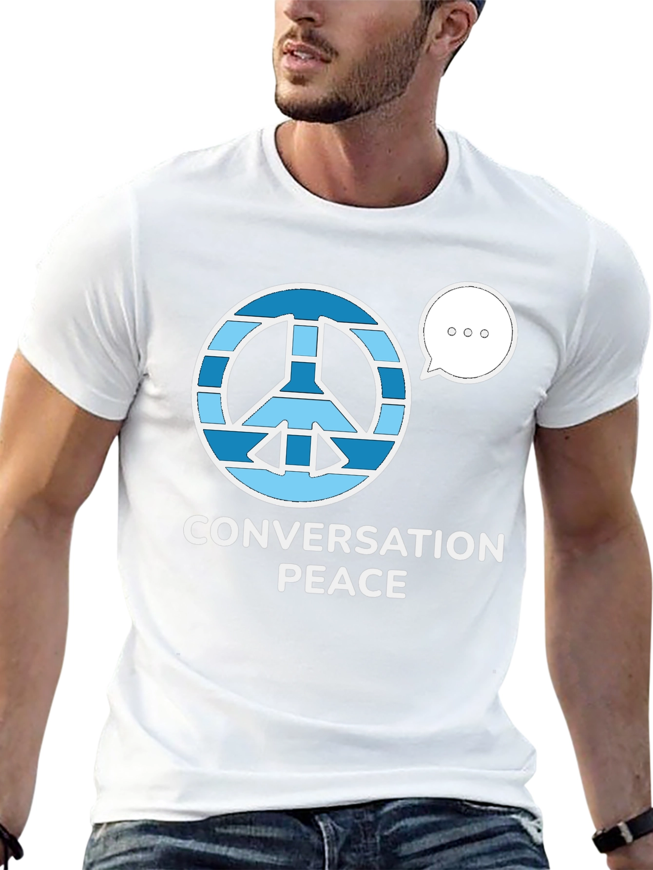 Conversation Peace Graphic T-Shirt
