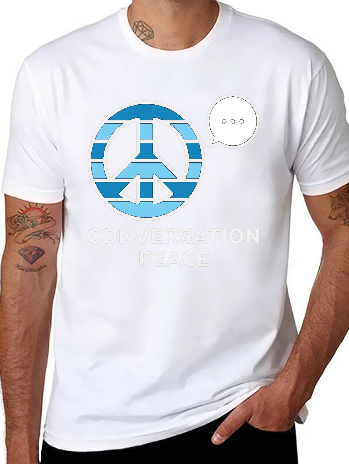 Conversation Peace Graphic T-Shirt