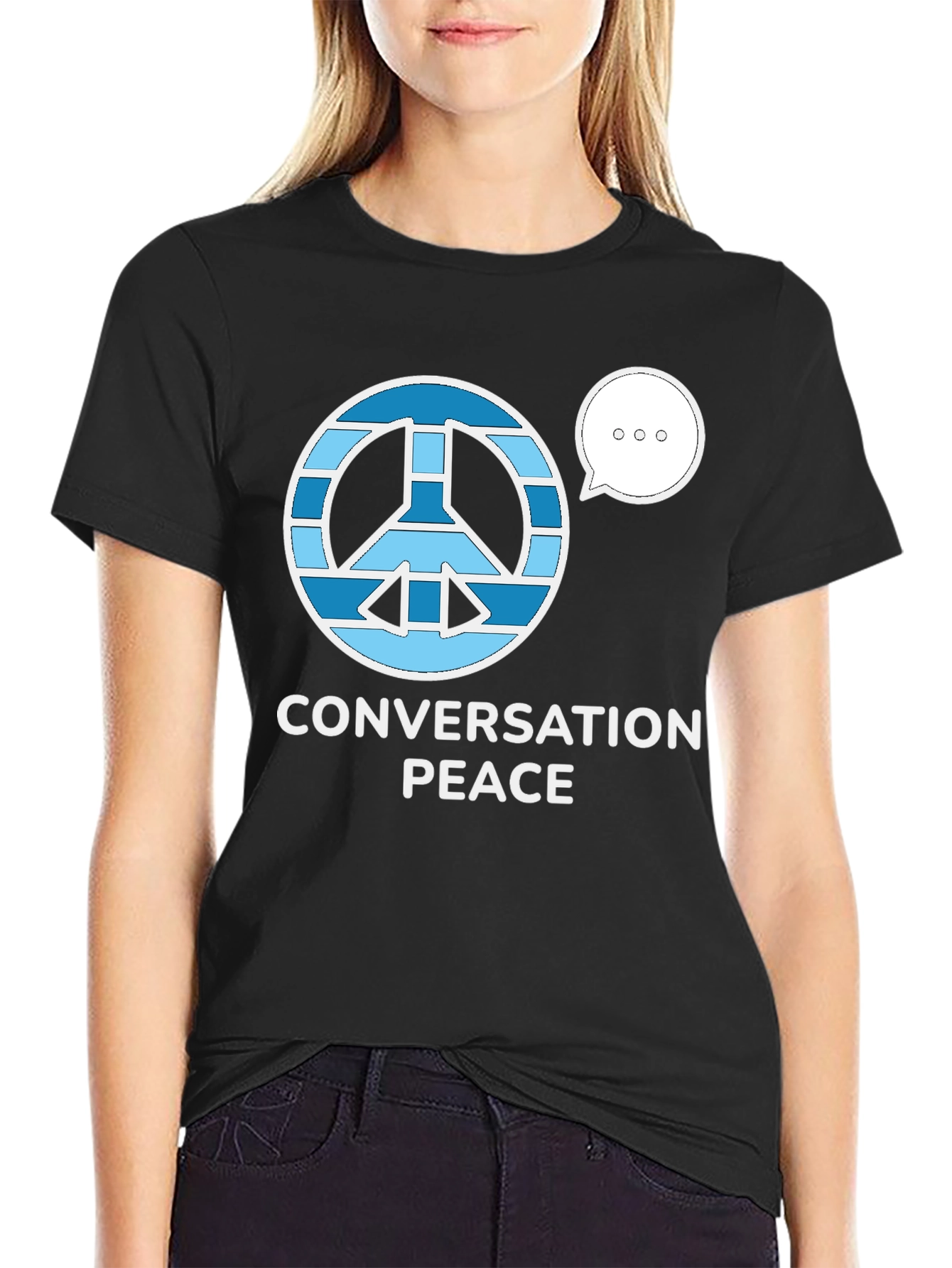 Conversation Peace Graphic T-Shirt