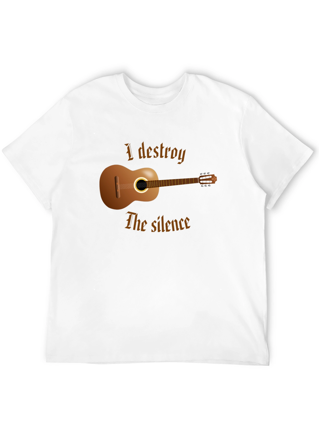 I Destroy the Silence Guitar T-Shirt