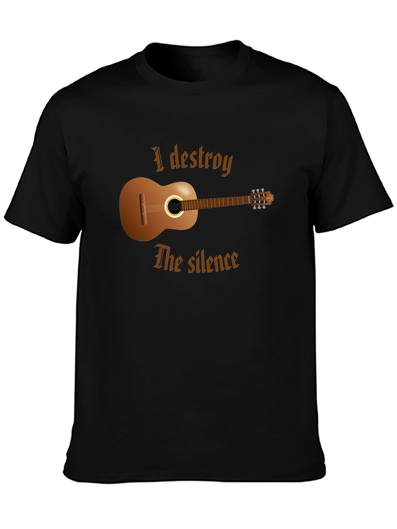 I Destroy the Silence Guitar T-Shirt