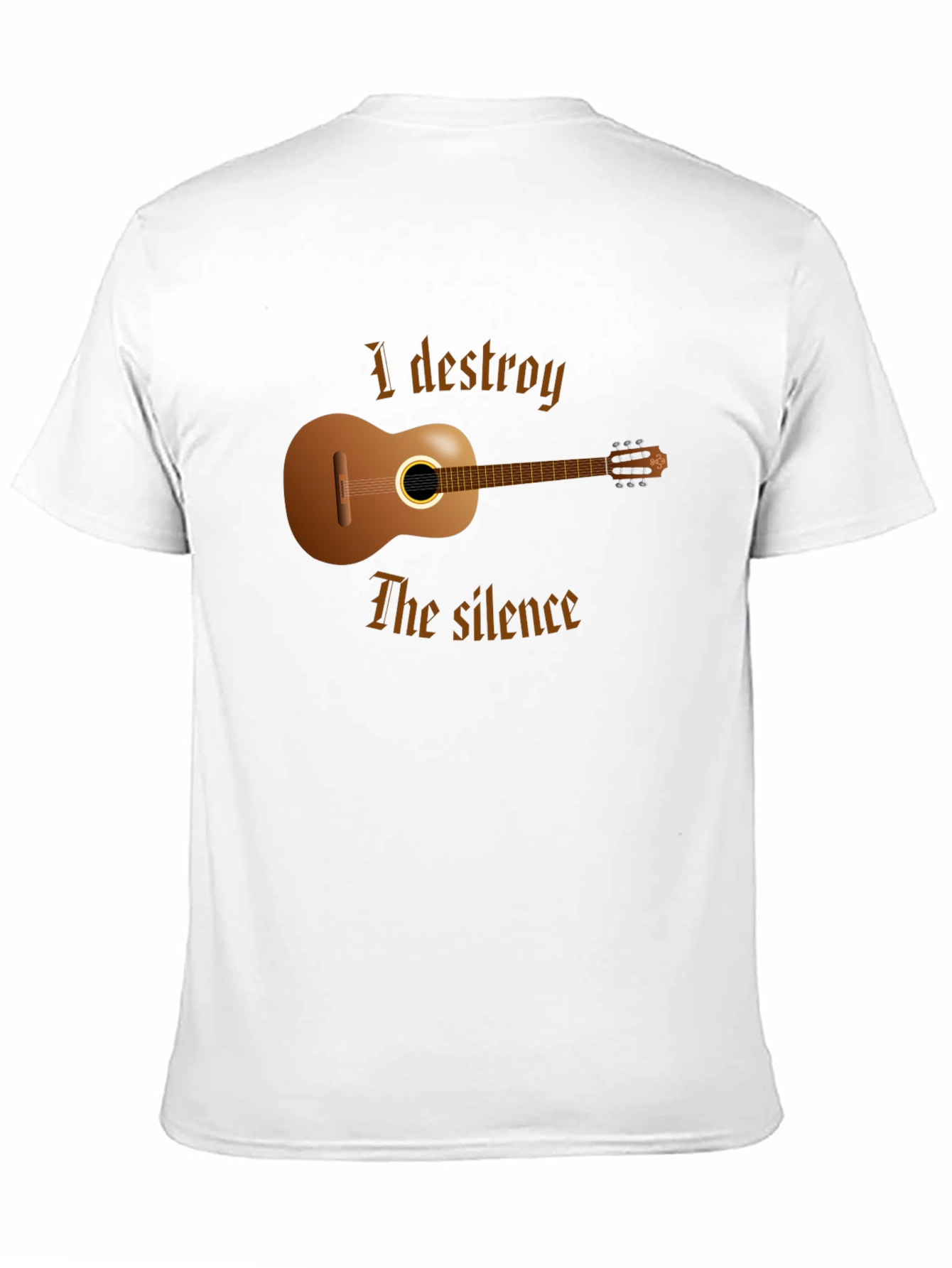 I Destroy the Silence Guitar T-Shirt