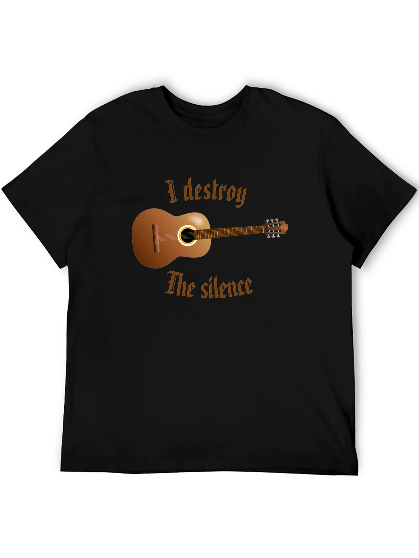 I Destroy the Silence Guitar T-Shirt