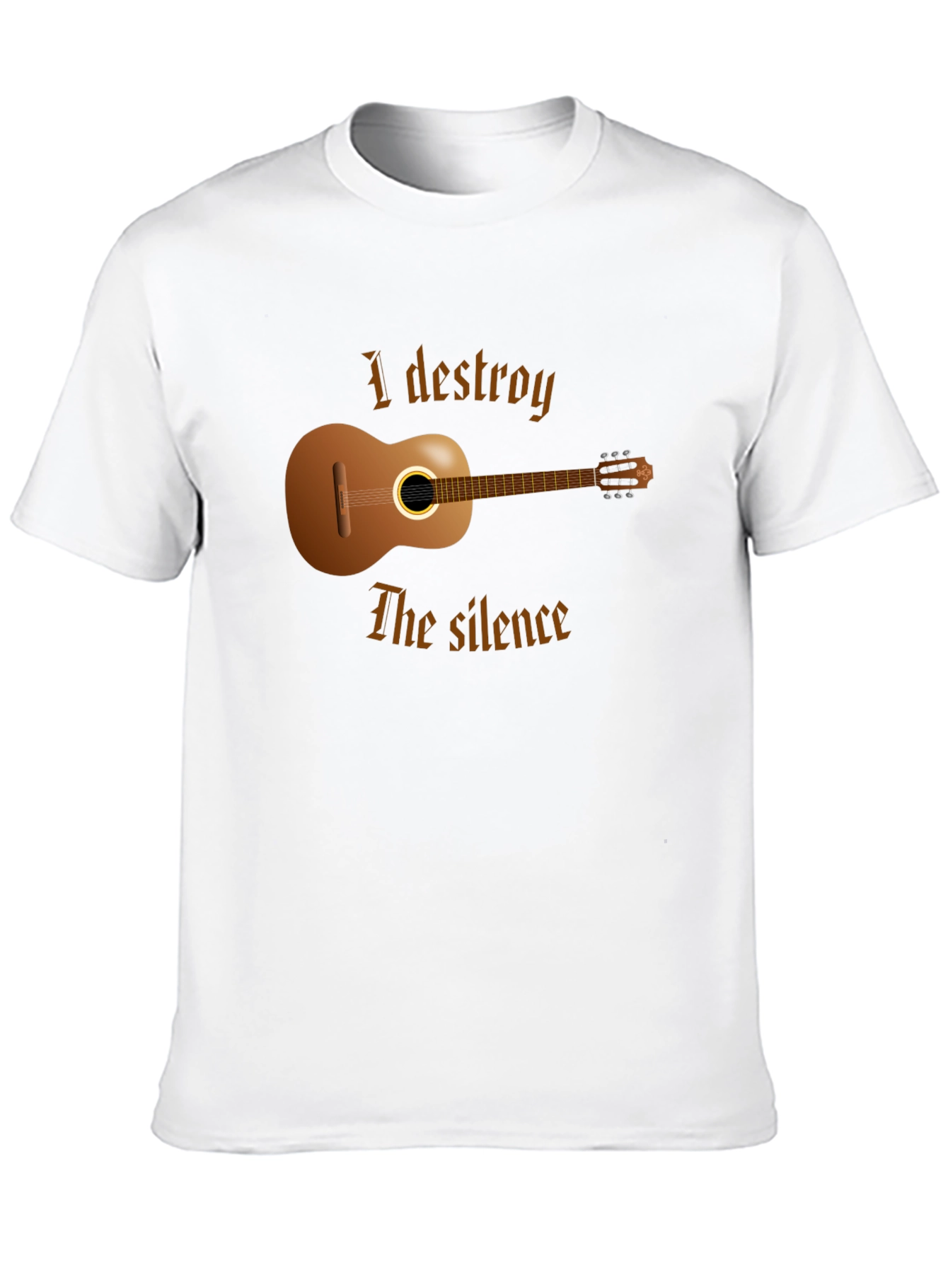 I Destroy the Silence Guitar T-Shirt
