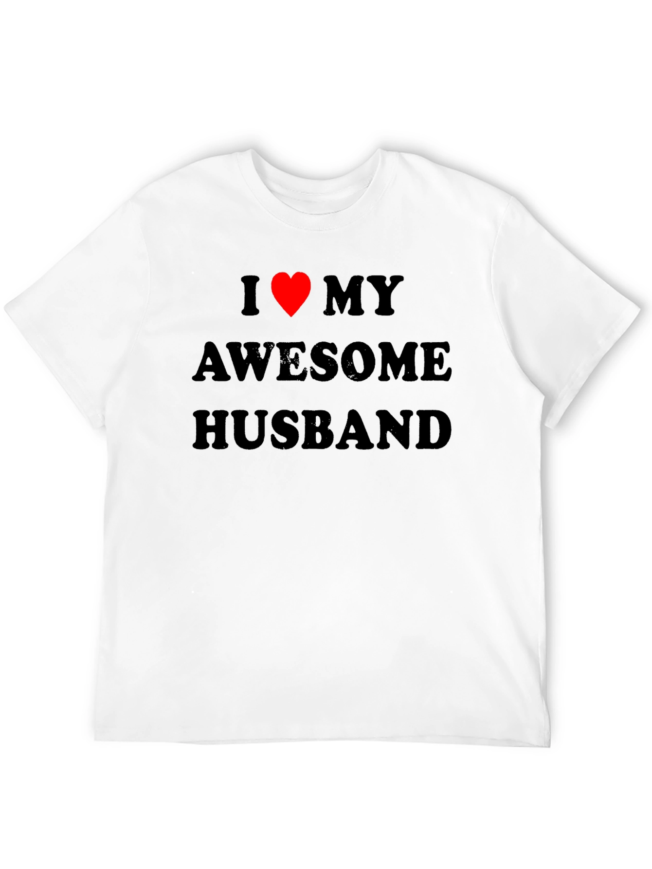 I Heart My Awesome Husband Graphic T-Shirt