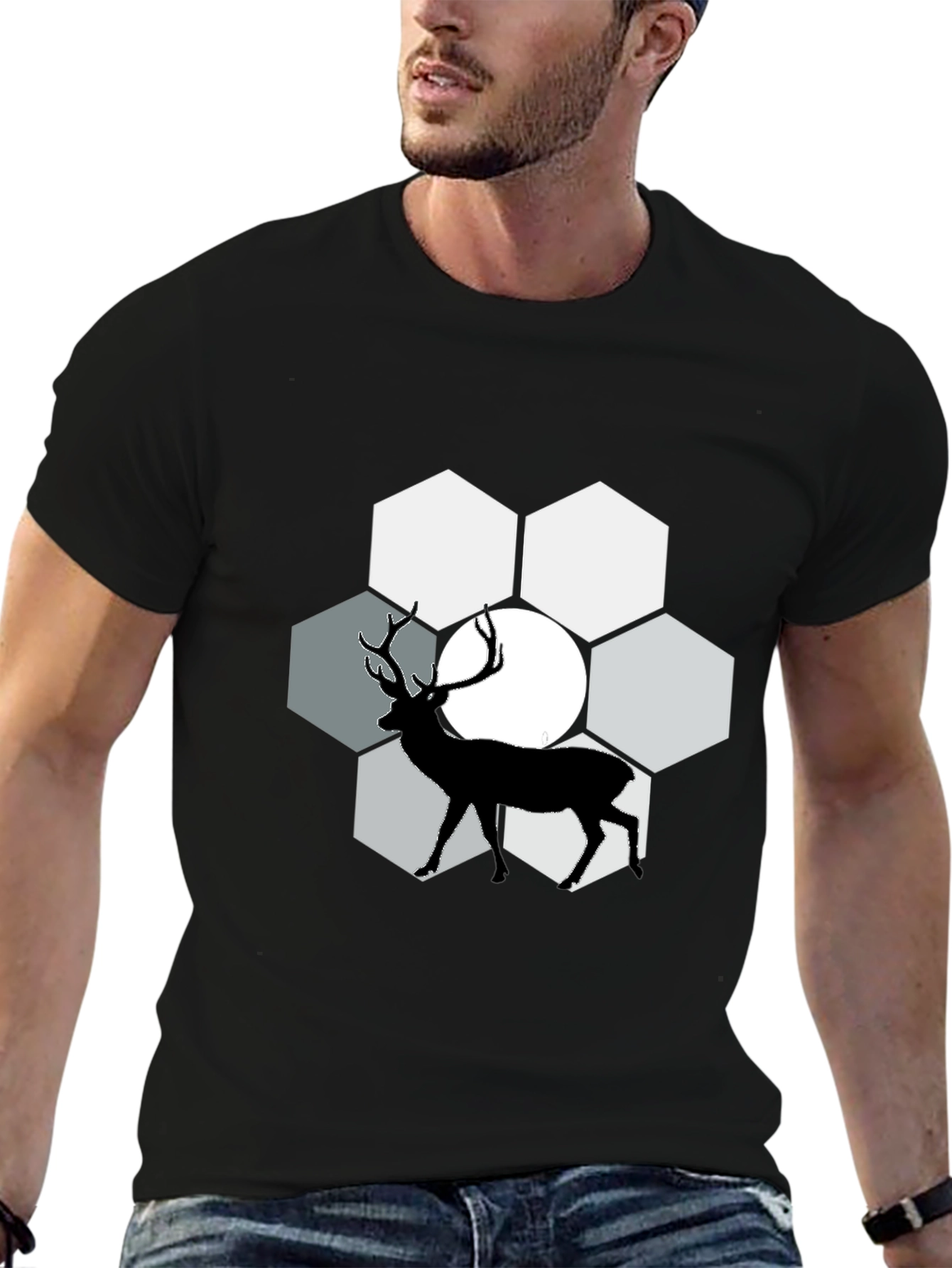 Deer Silhouette Graphic Tee