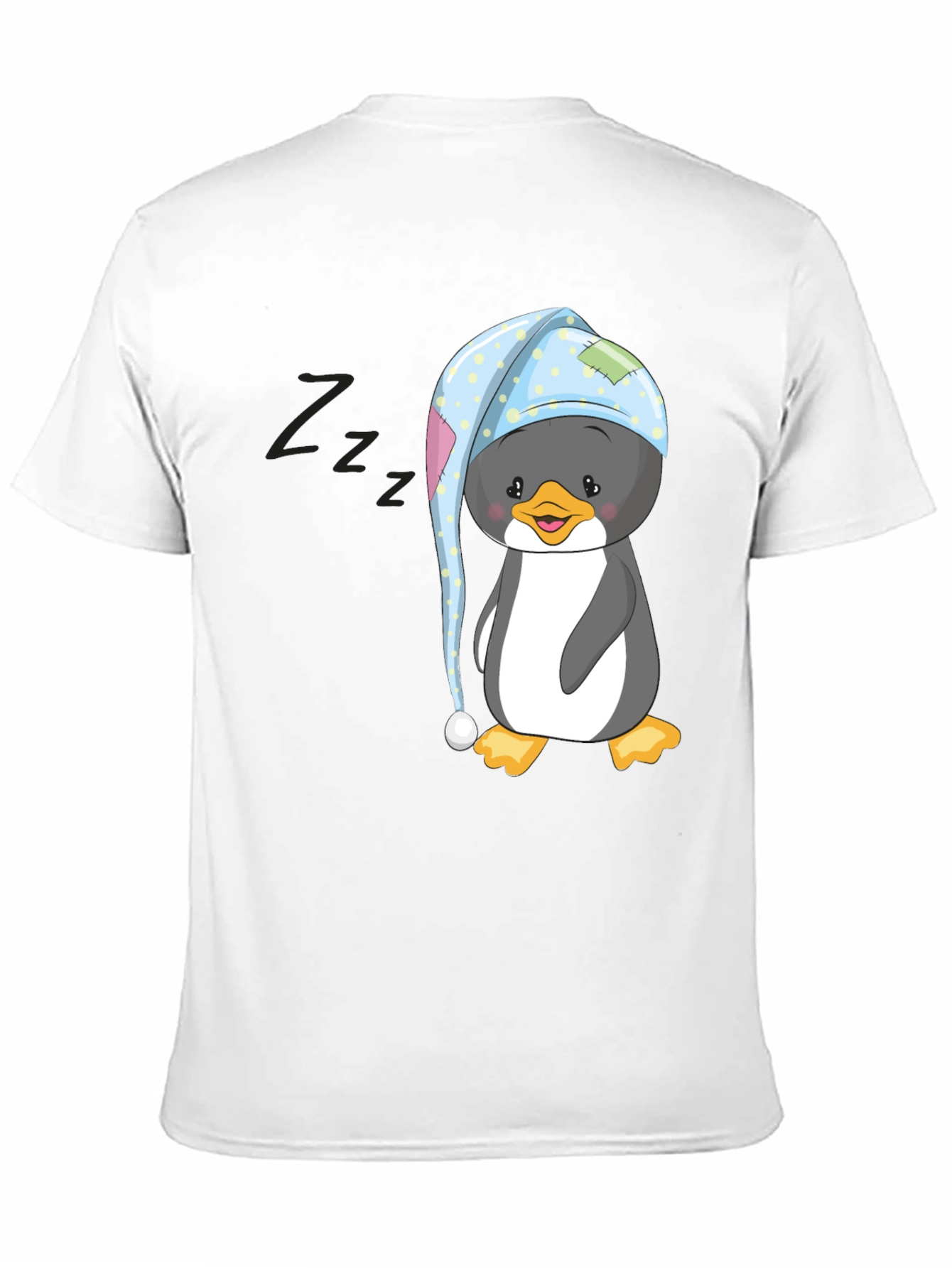 Cute Penguin in Nightcap T-Shirt