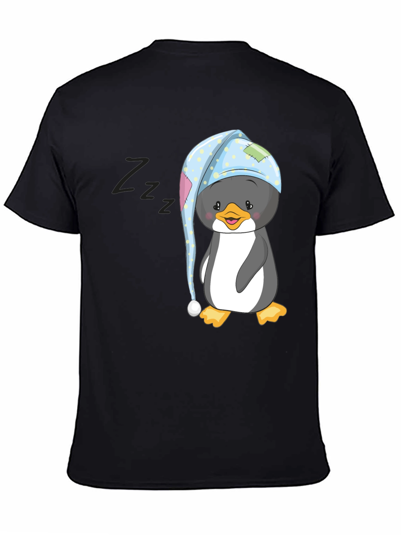 Cute Penguin in Nightcap T-Shirt