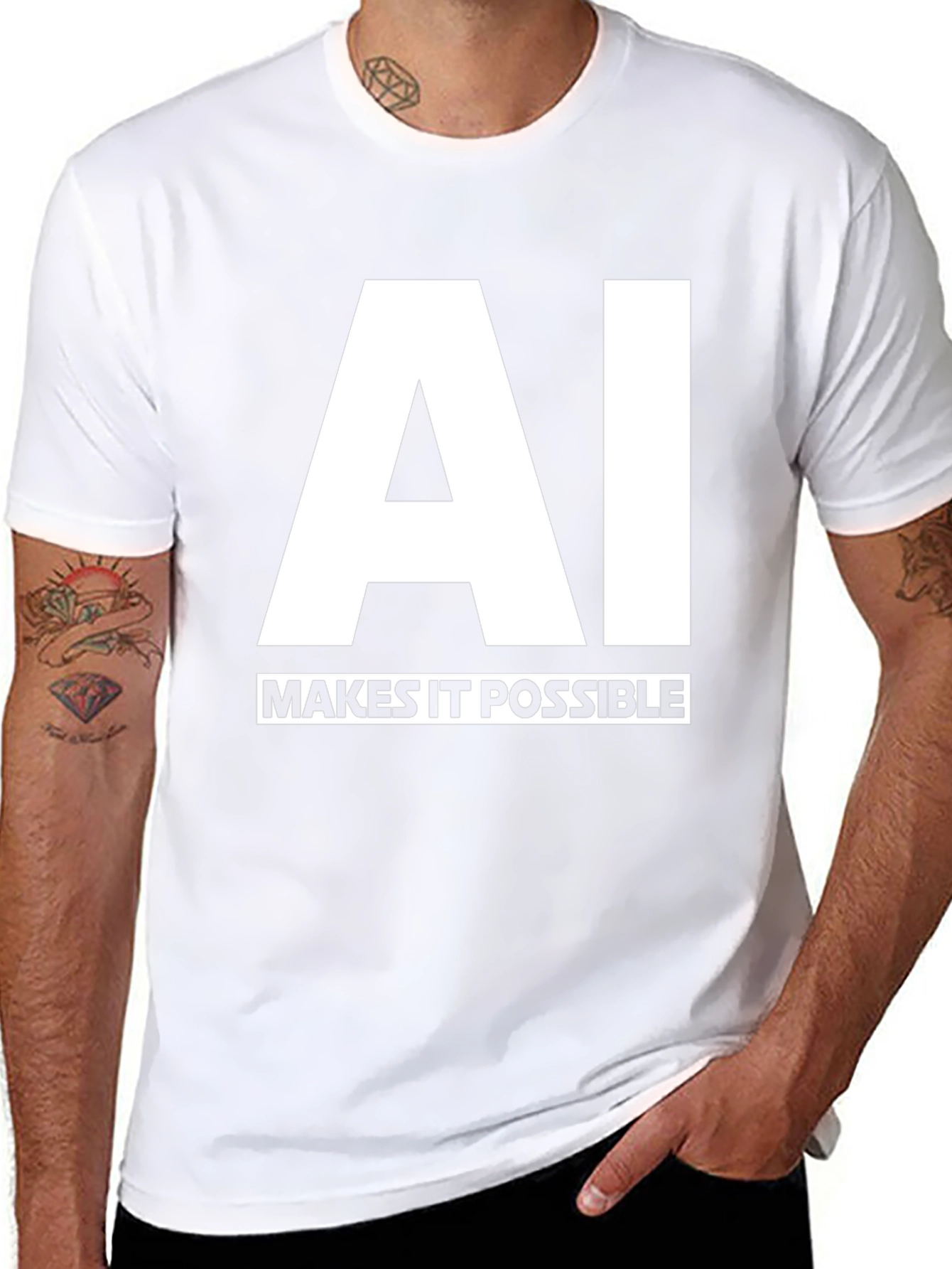 AI Makes It Possible Black T-Shirt