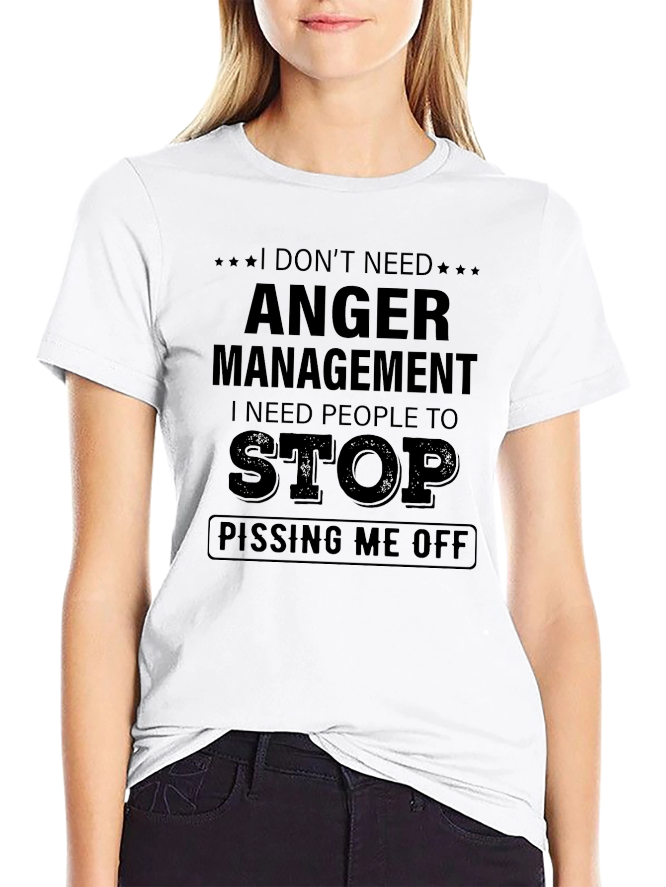 Funny Anger Management Graphic T-Shirt