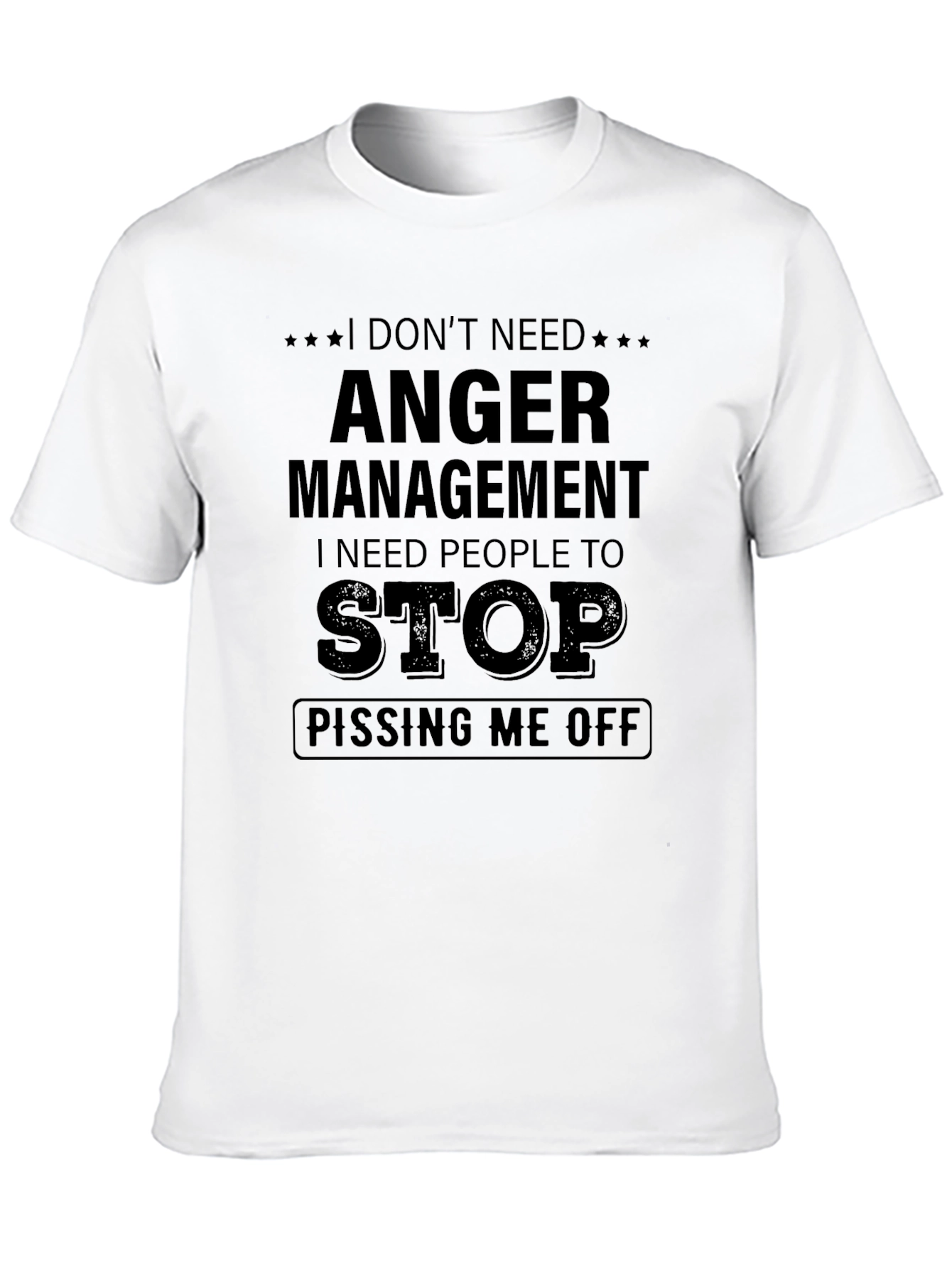 Funny Anger Management Graphic T-Shirt