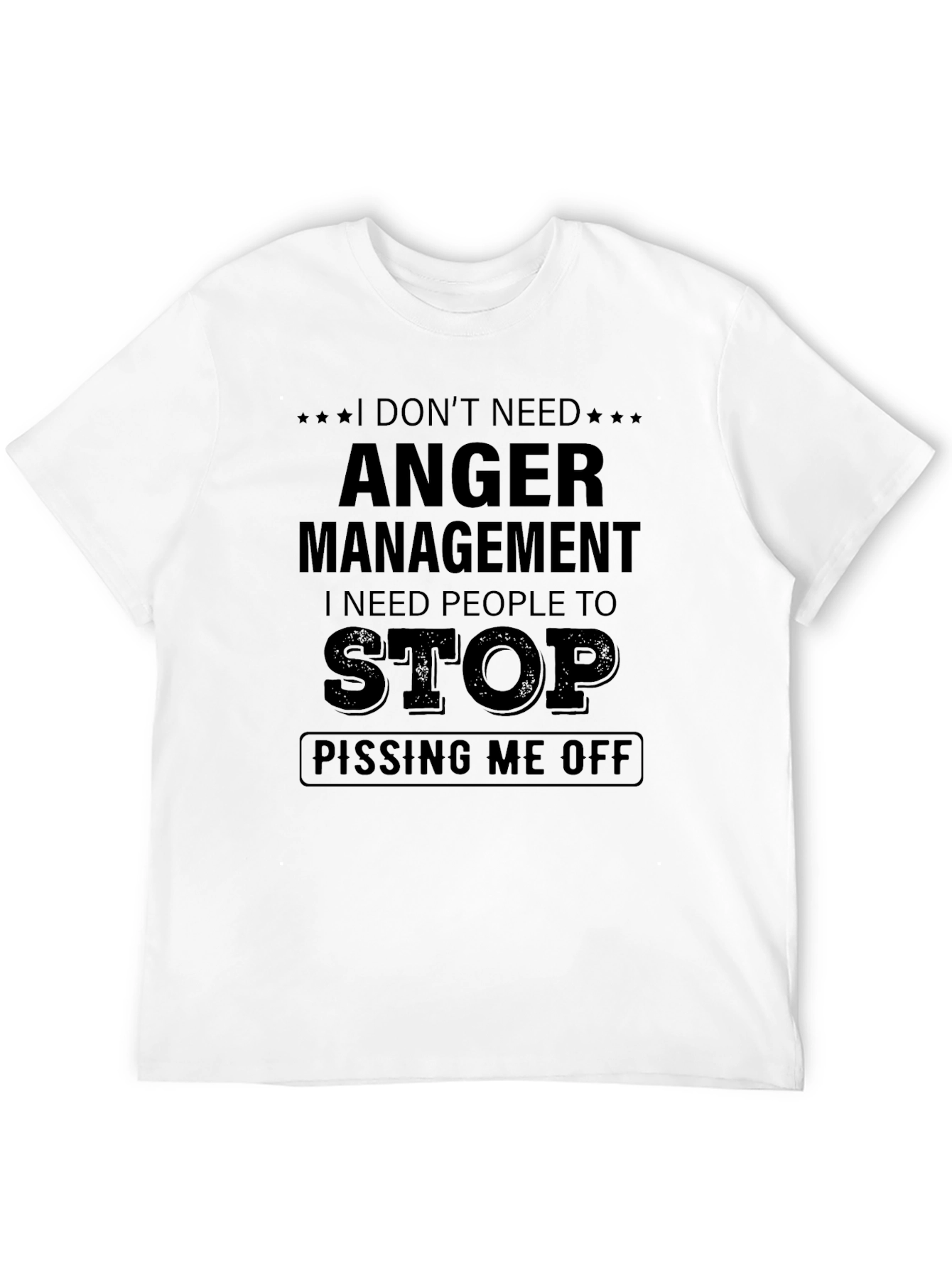 Funny Anger Management Graphic T-Shirt