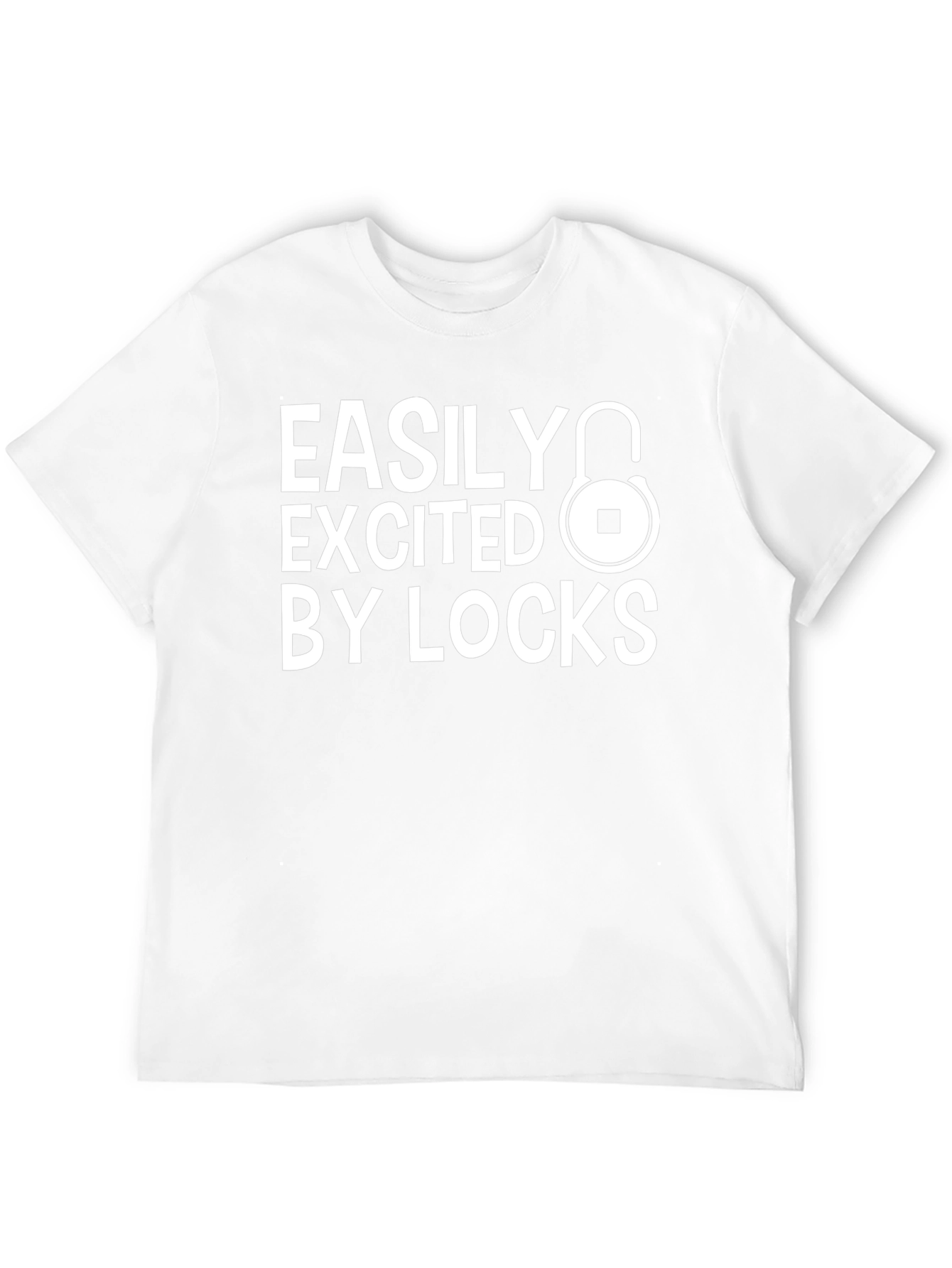 Easily Excited By Locks Graphic T-Shirt