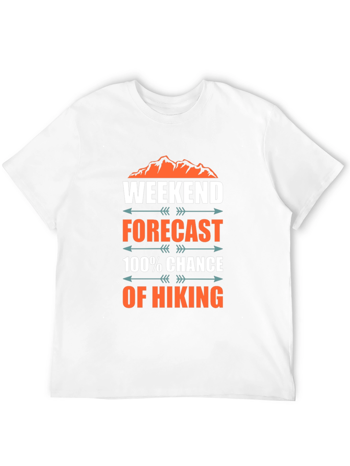 Hiking Forecast T-Shirt - Weekend Adventure