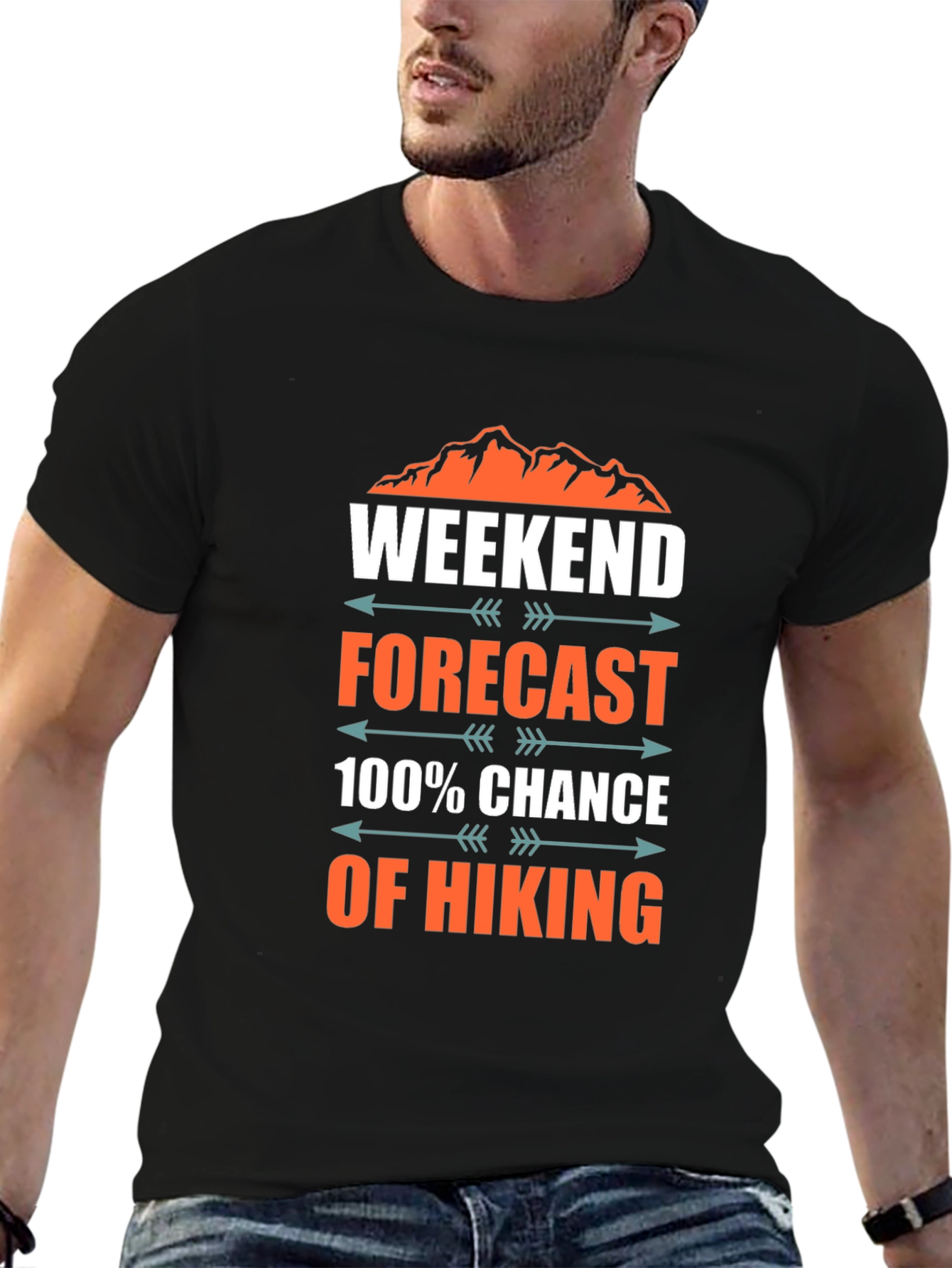 Hiking Forecast T-Shirt - Weekend Adventure