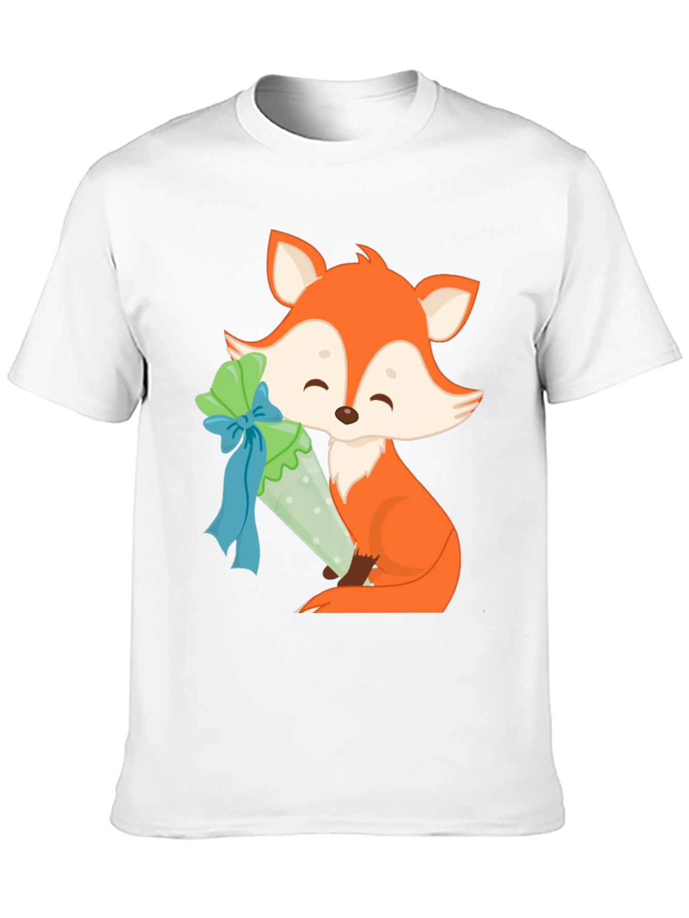 Fox with Treat T-Shirt - Cute & Stylish