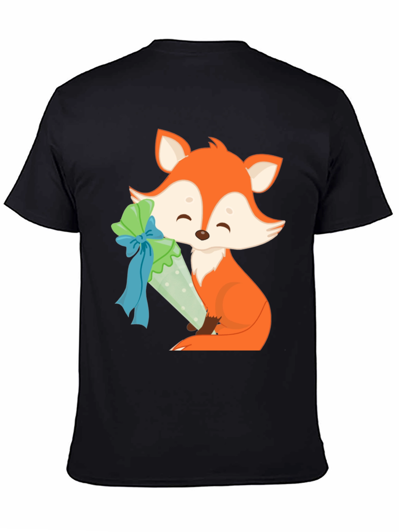 Fox with Treat T-Shirt - Cute & Stylish
