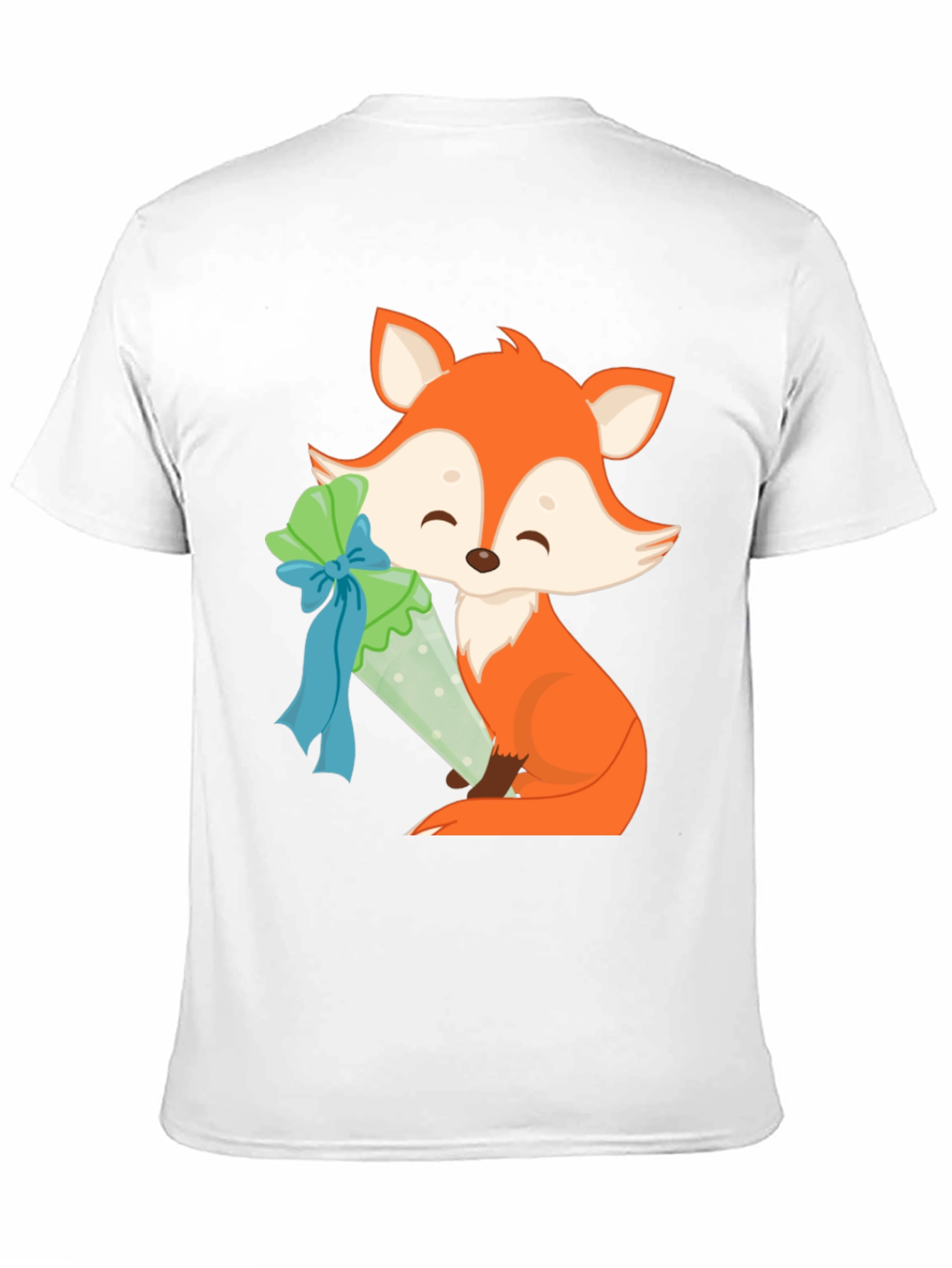 Fox with Treat T-Shirt - Cute & Stylish