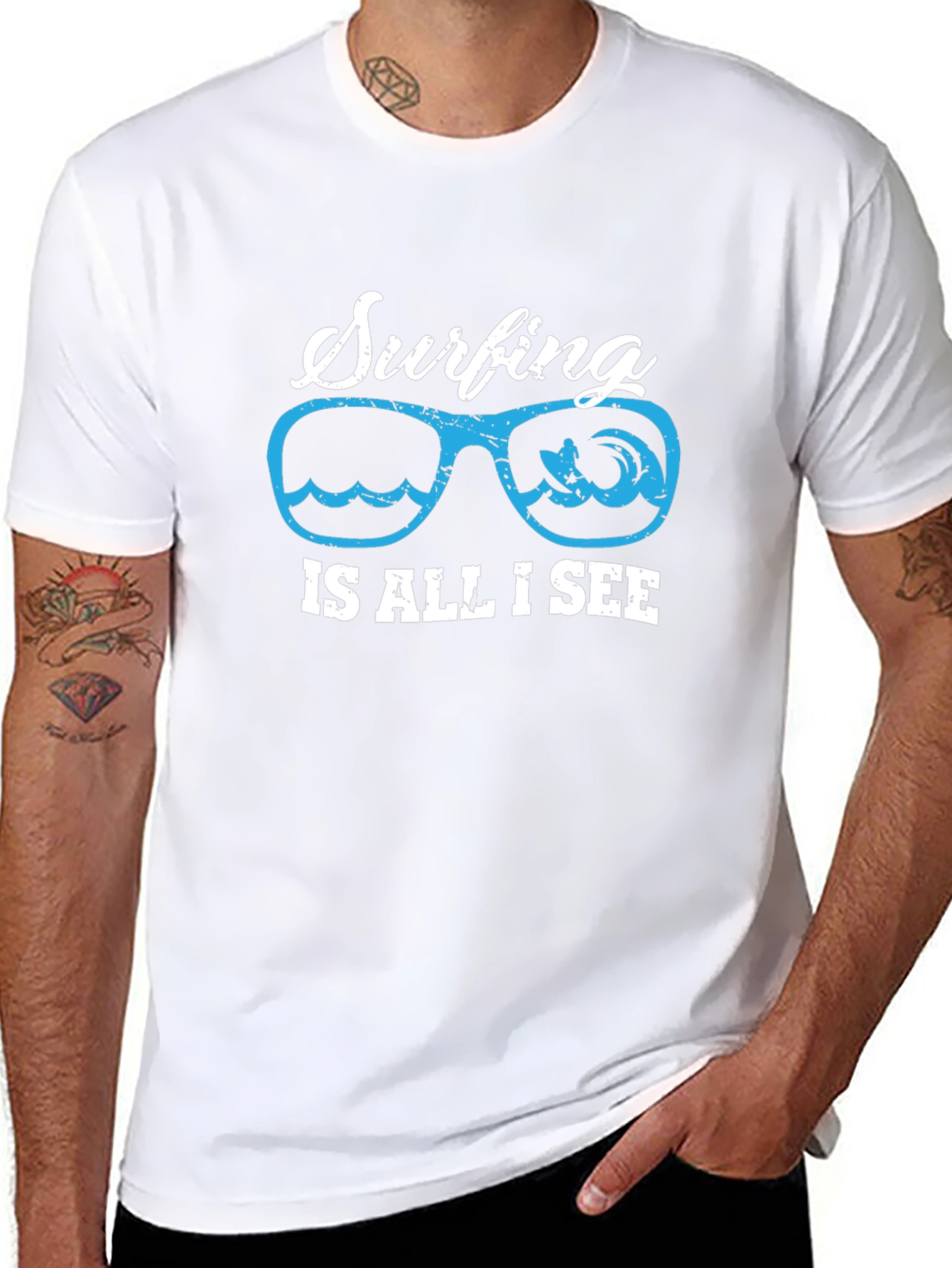 Surfing Is All I See Graphic Tee
