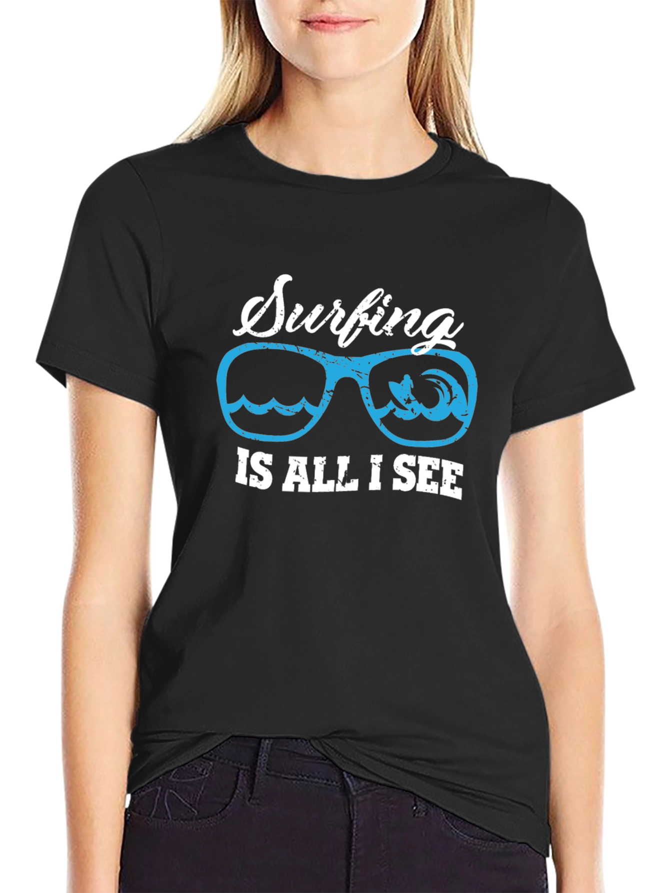 Surfing Is All I See Graphic Tee
