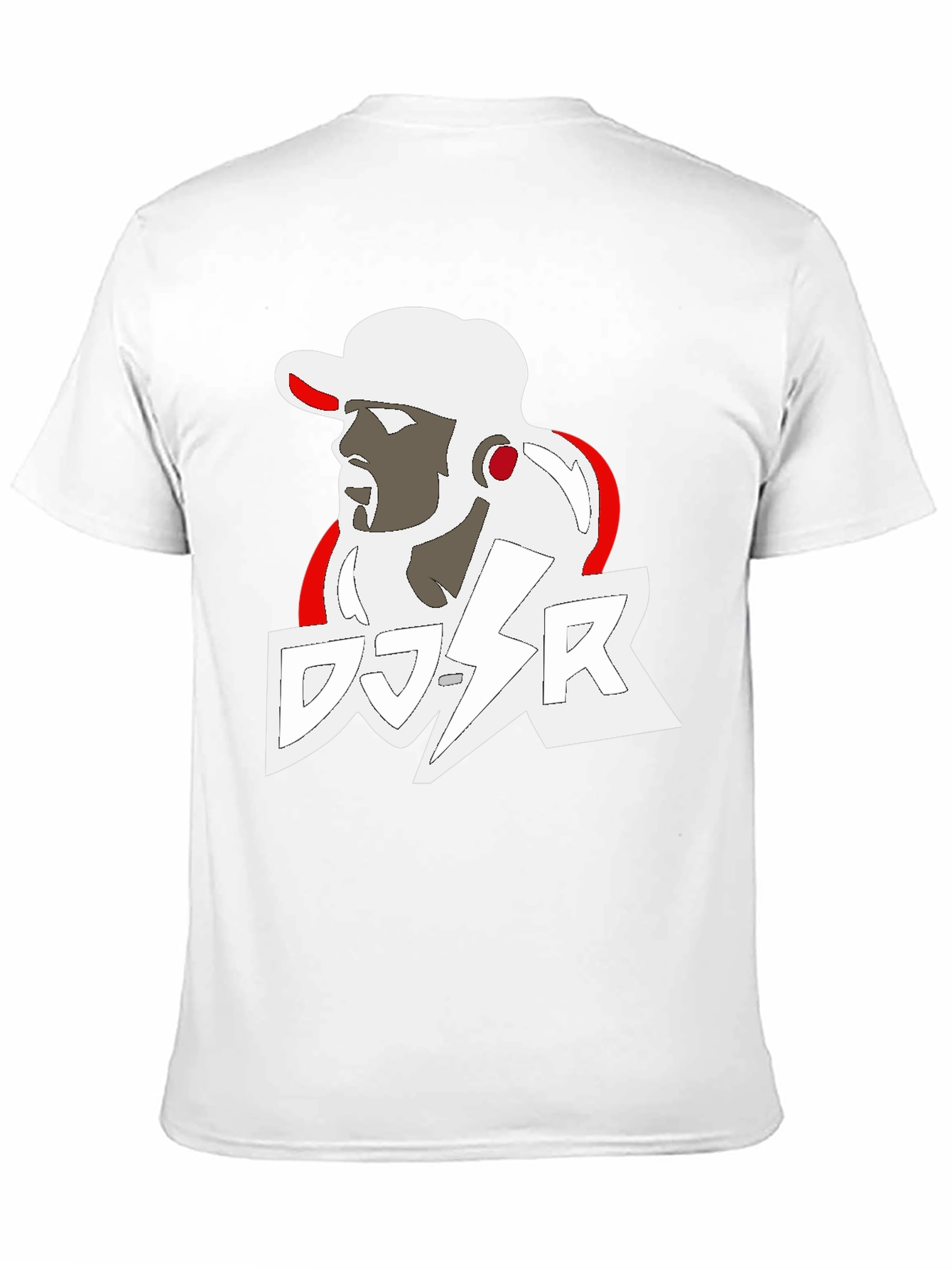 DJ SR Graphic Tee - Stylish Black T-Shirt