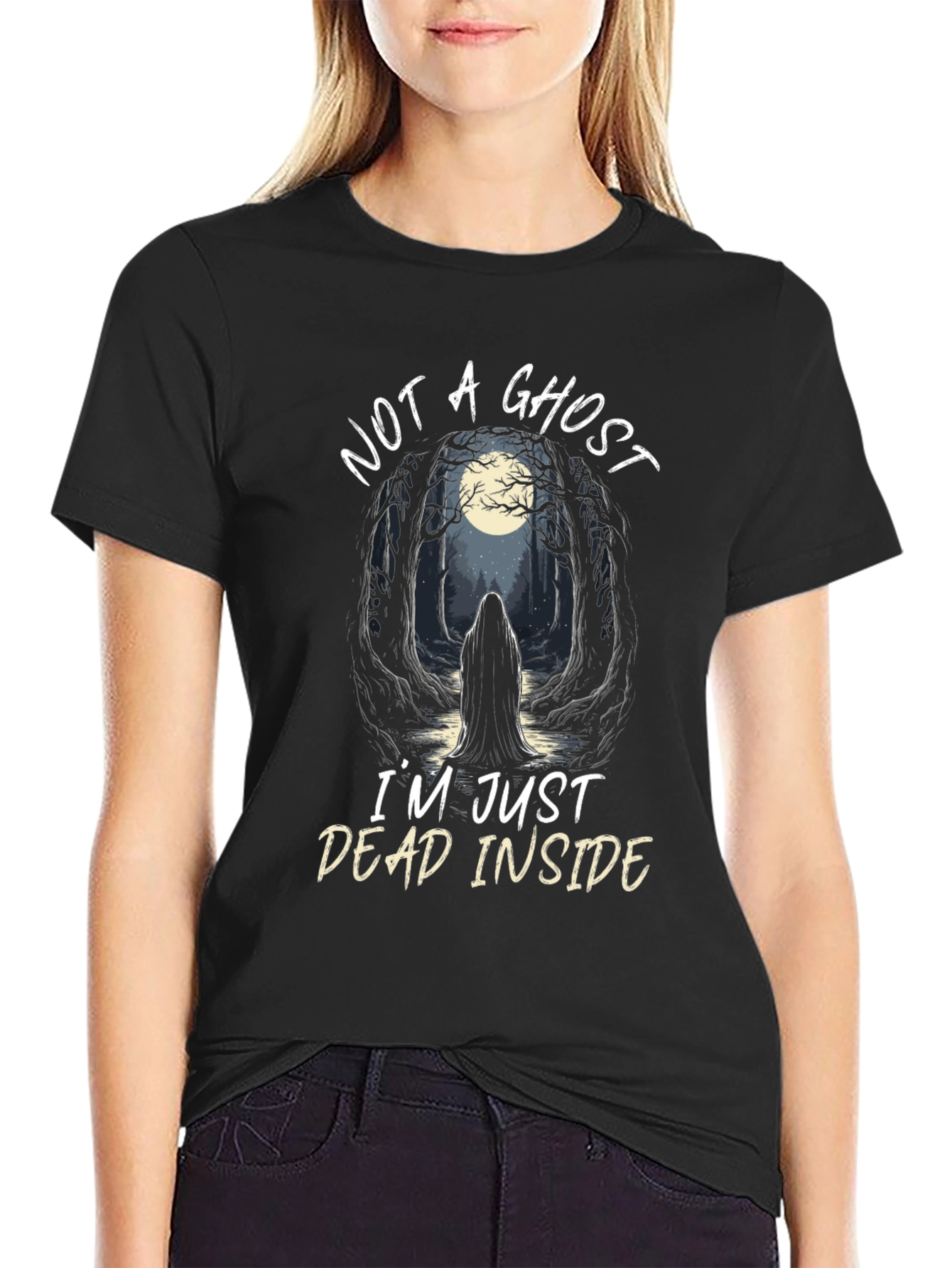 Not A Ghost T-Shirt - Dead Inside Tee