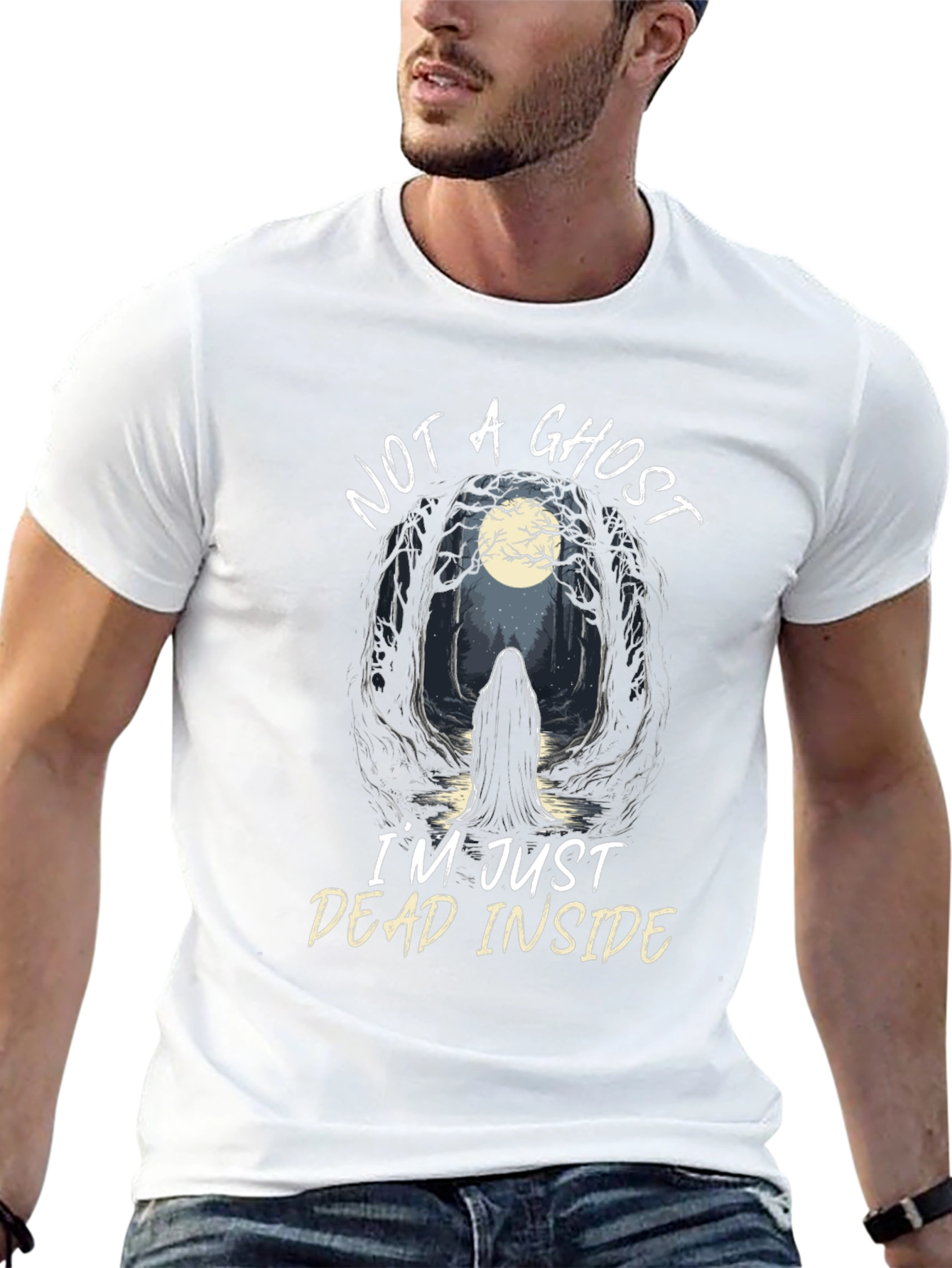 Not A Ghost T-Shirt - Dead Inside Tee