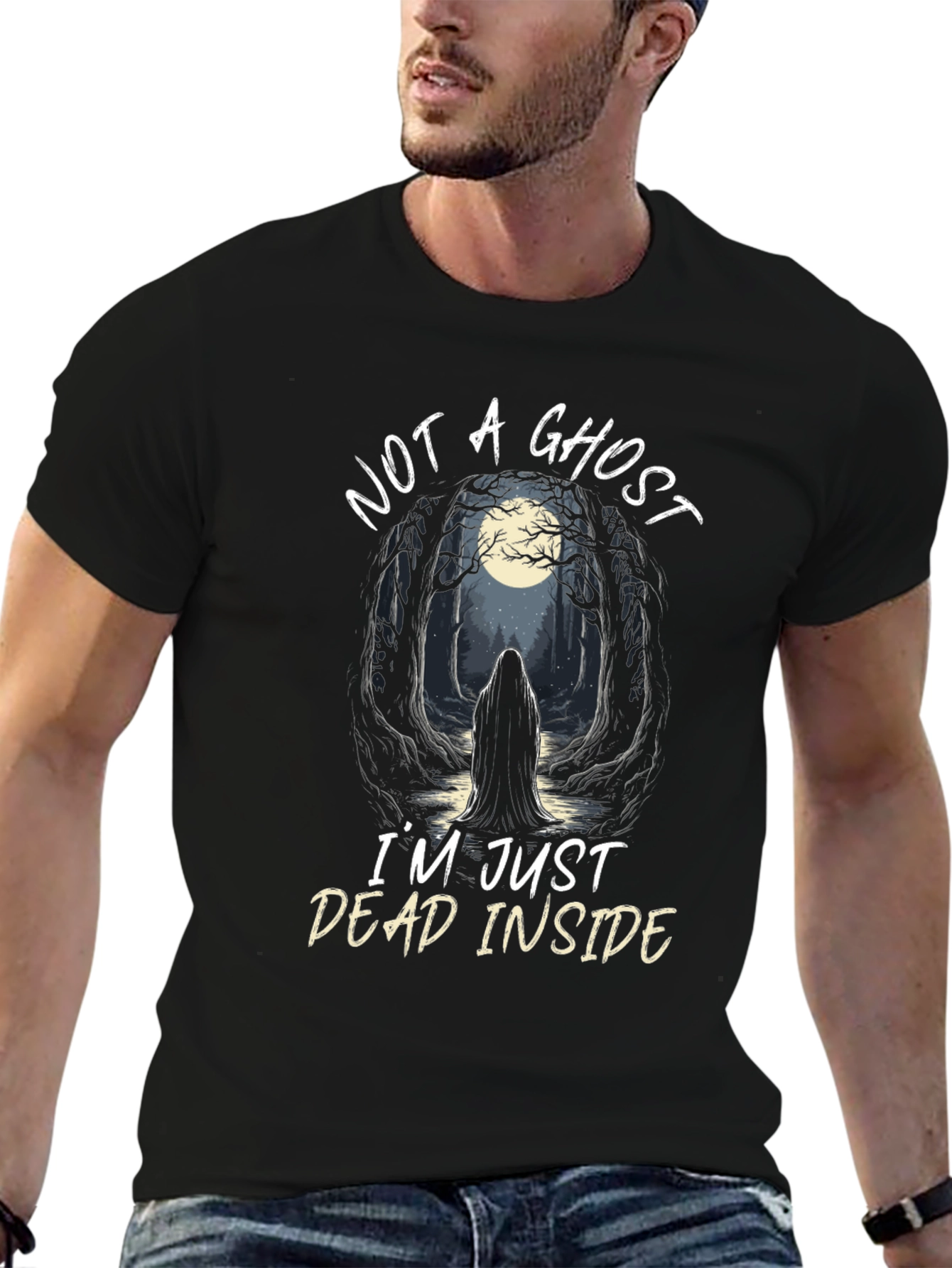 Not A Ghost T-Shirt - Dead Inside Tee