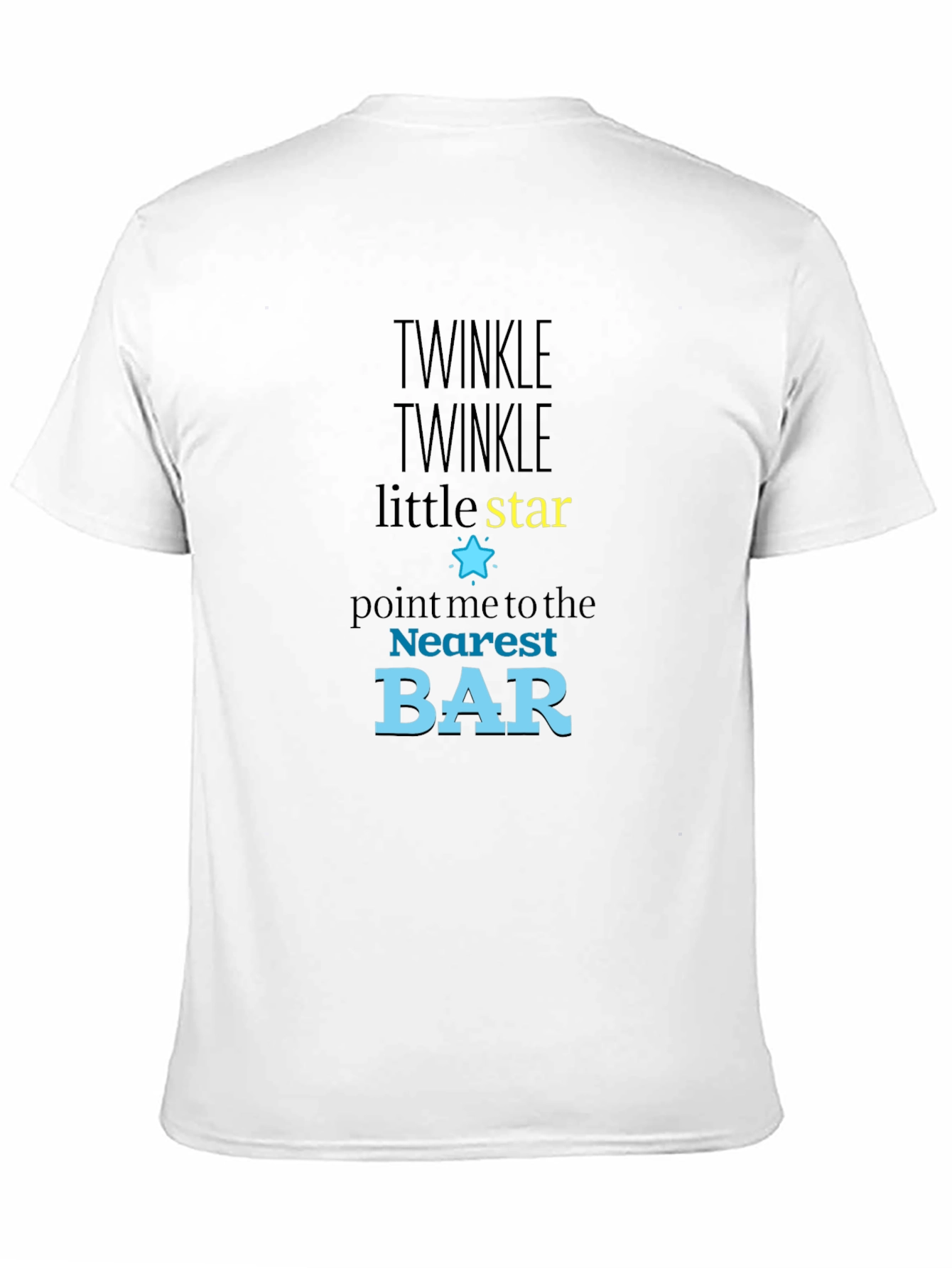 Twinkle Star Bar T-Shirt - Funny Novelty Tee
