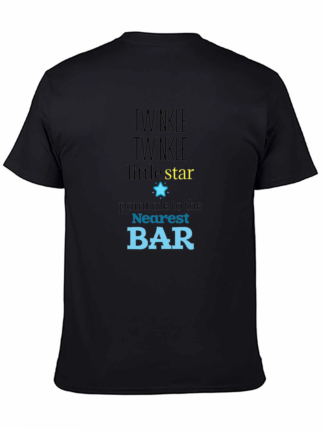 Twinkle Star Bar T-Shirt - Funny Novelty Tee