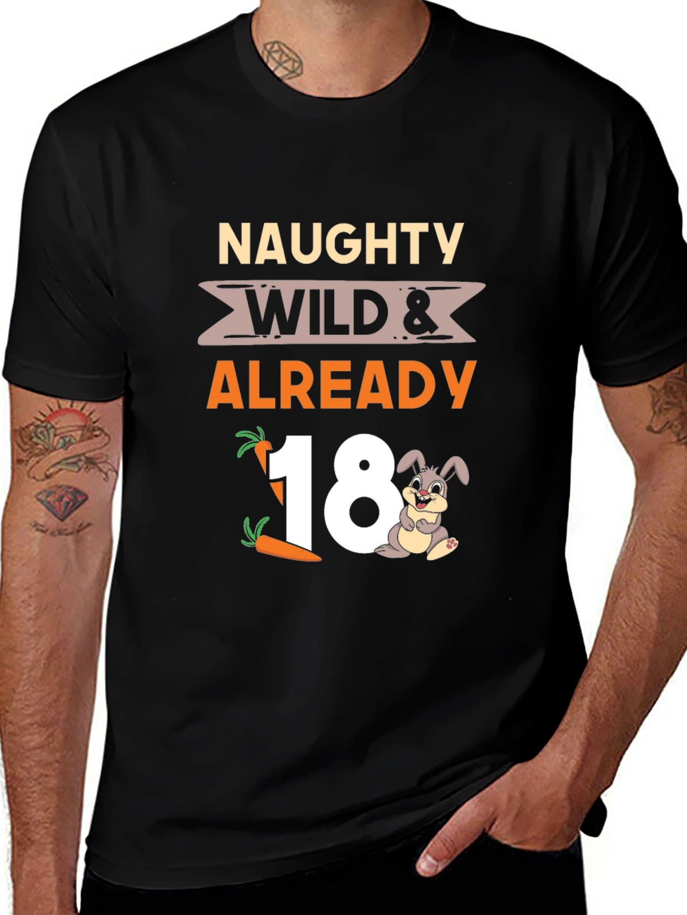 Naughty Wild & Already 18 T-Shirt