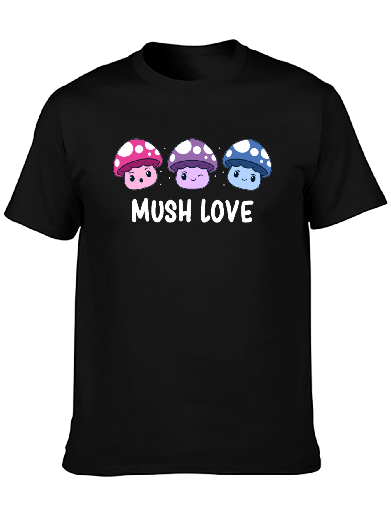 Mushroom Lover Graphic Tee - Mush Love T-Shirt