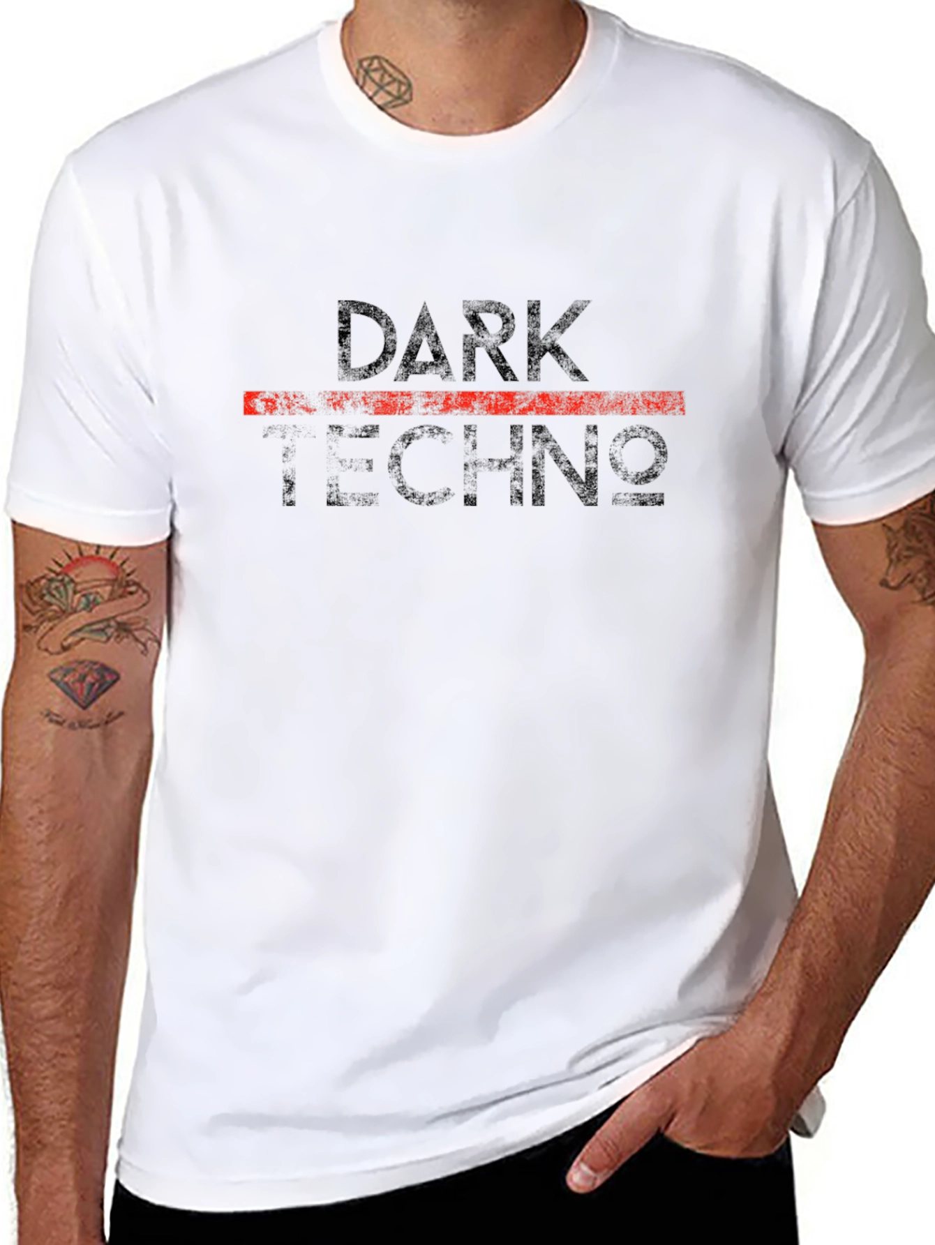 Dark Techno Graphic T-Shirt