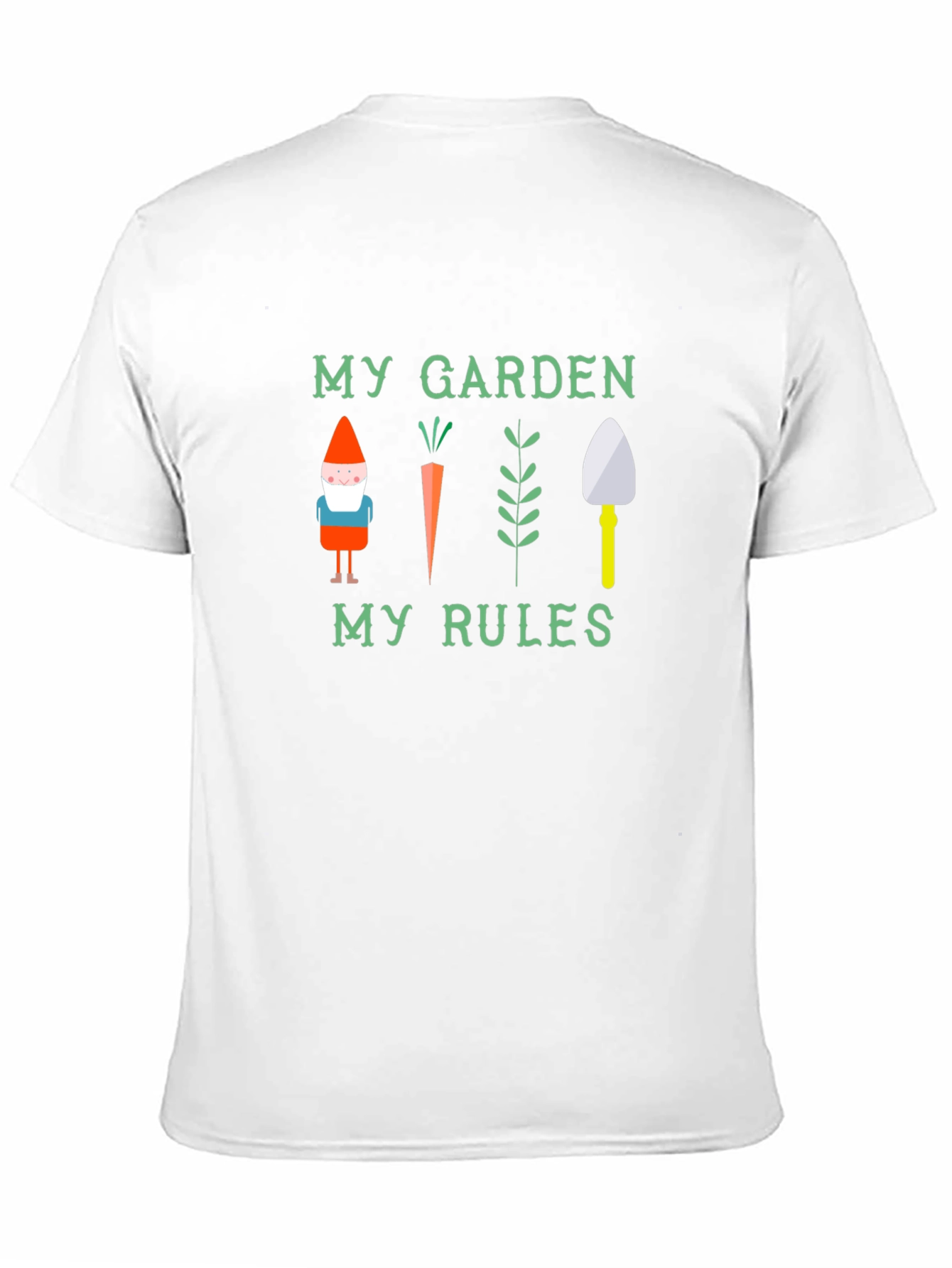 My Garden My Rules Black T-Shirt