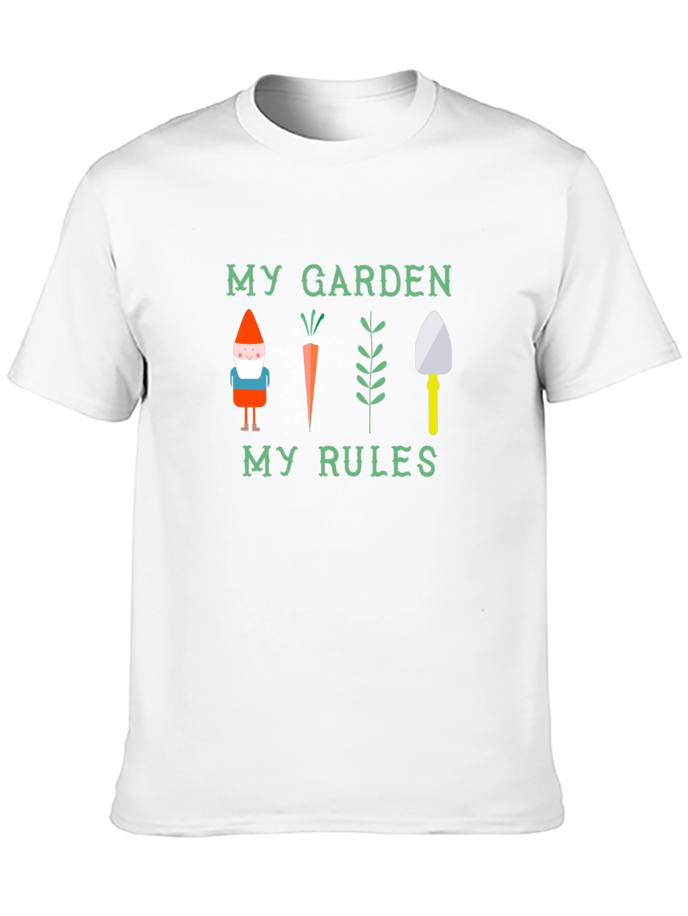 My Garden My Rules Black T-Shirt