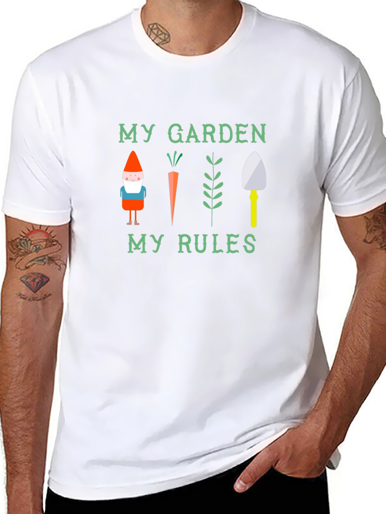 My Garden My Rules Black T-Shirt