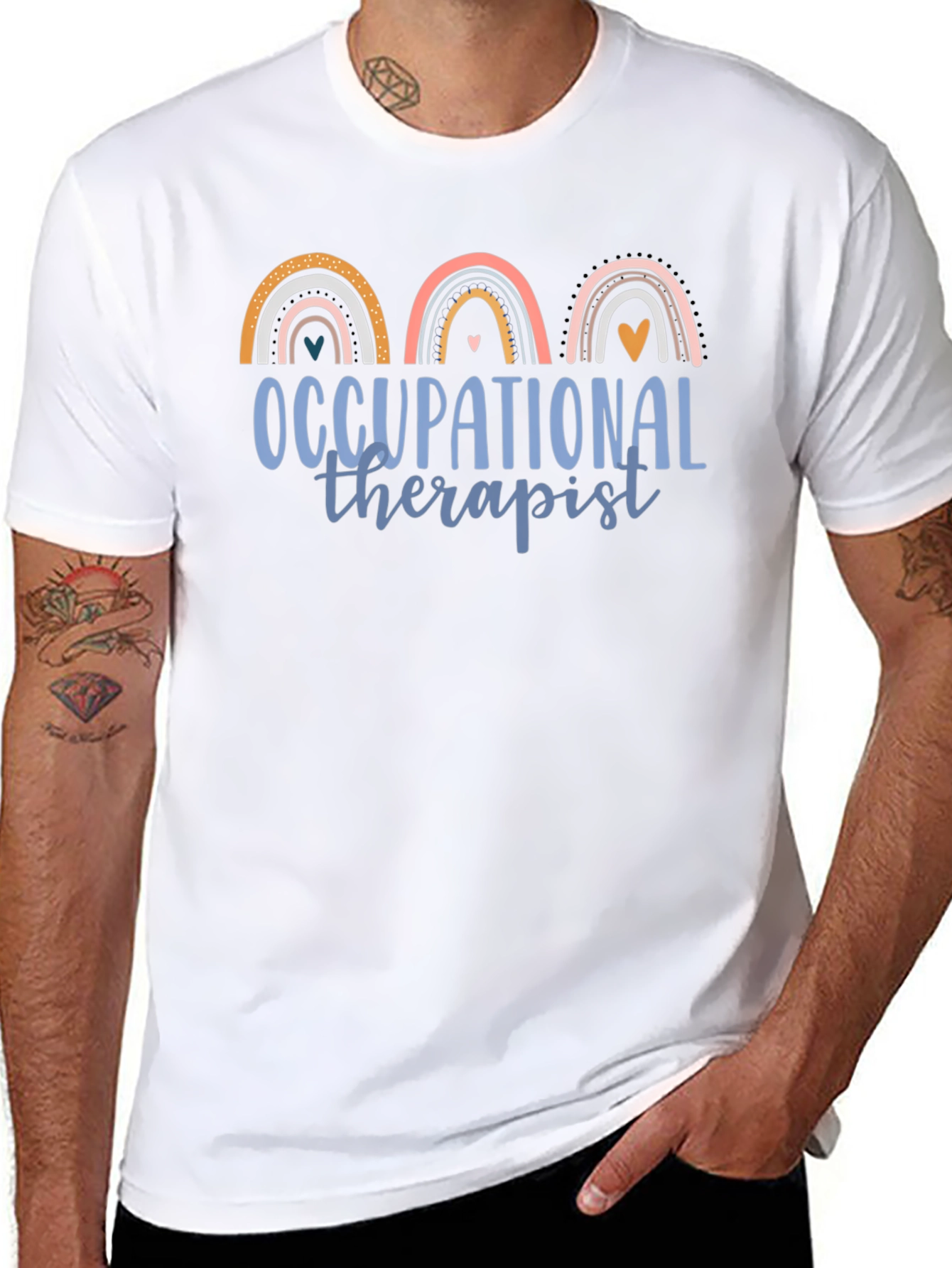 Occupational Therapist Rainbow Graphic Tee