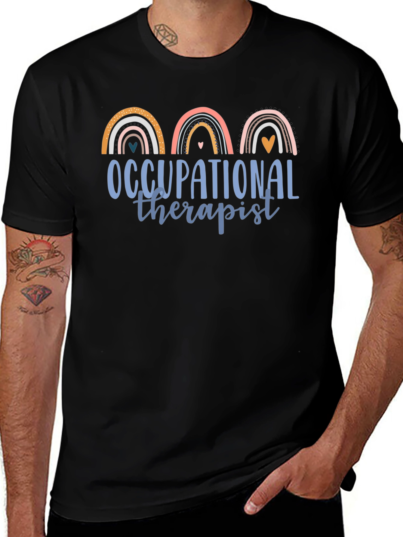 Occupational Therapist Rainbow Graphic Tee