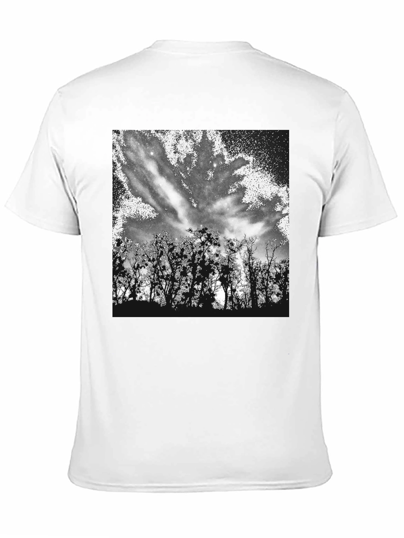 Nature Sky Black T-Shirt
