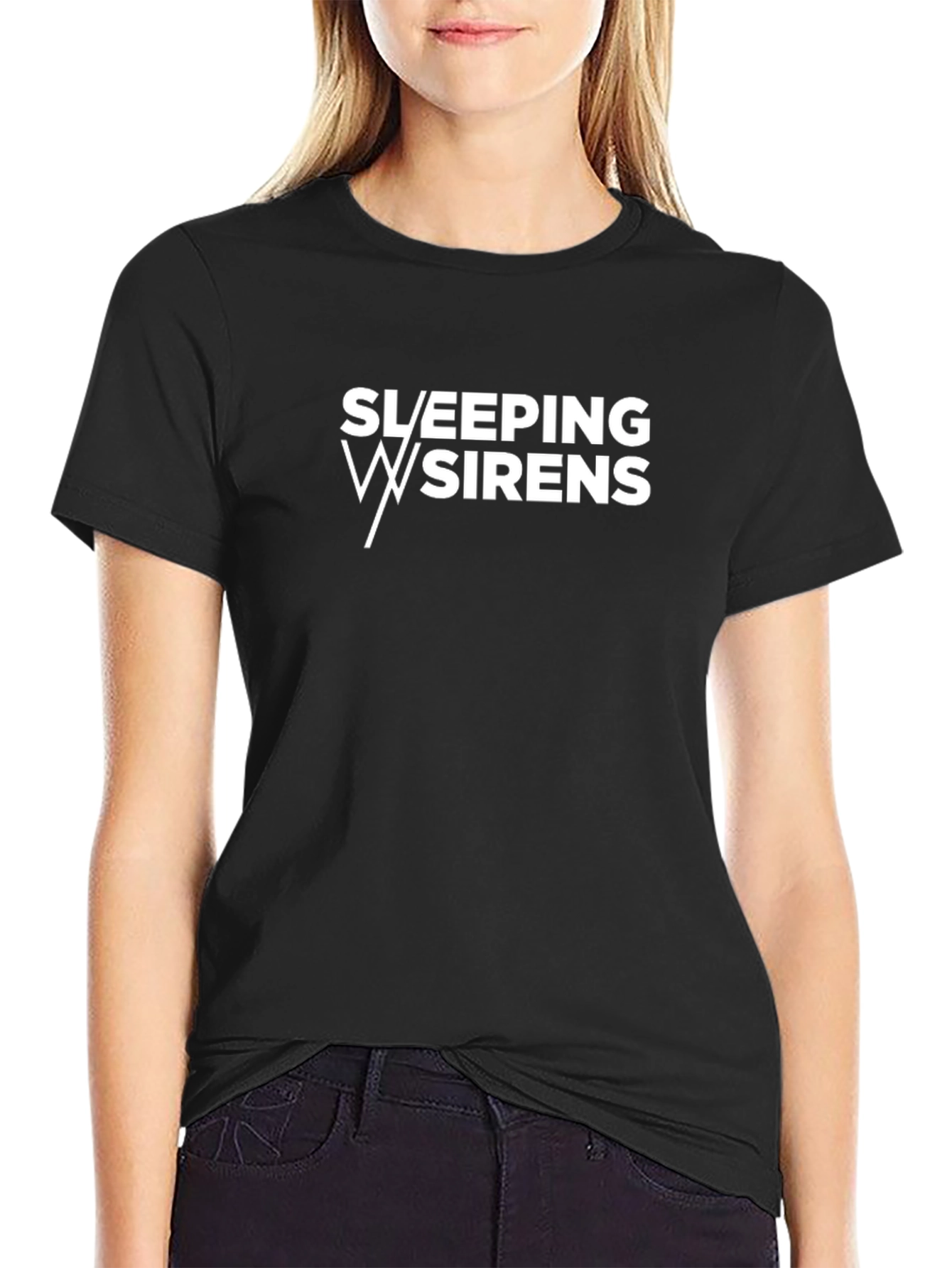 Sleeping with Sirens Black Graphic T-Shirt