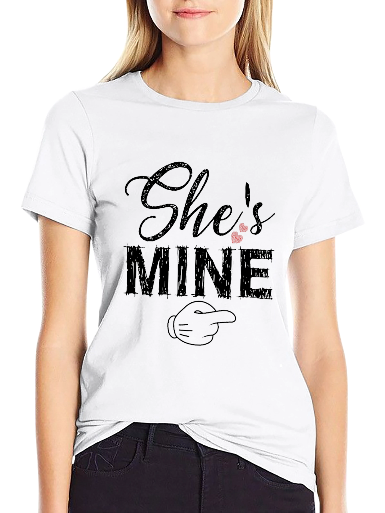 Shes Mine Funny Couple T-Shirt