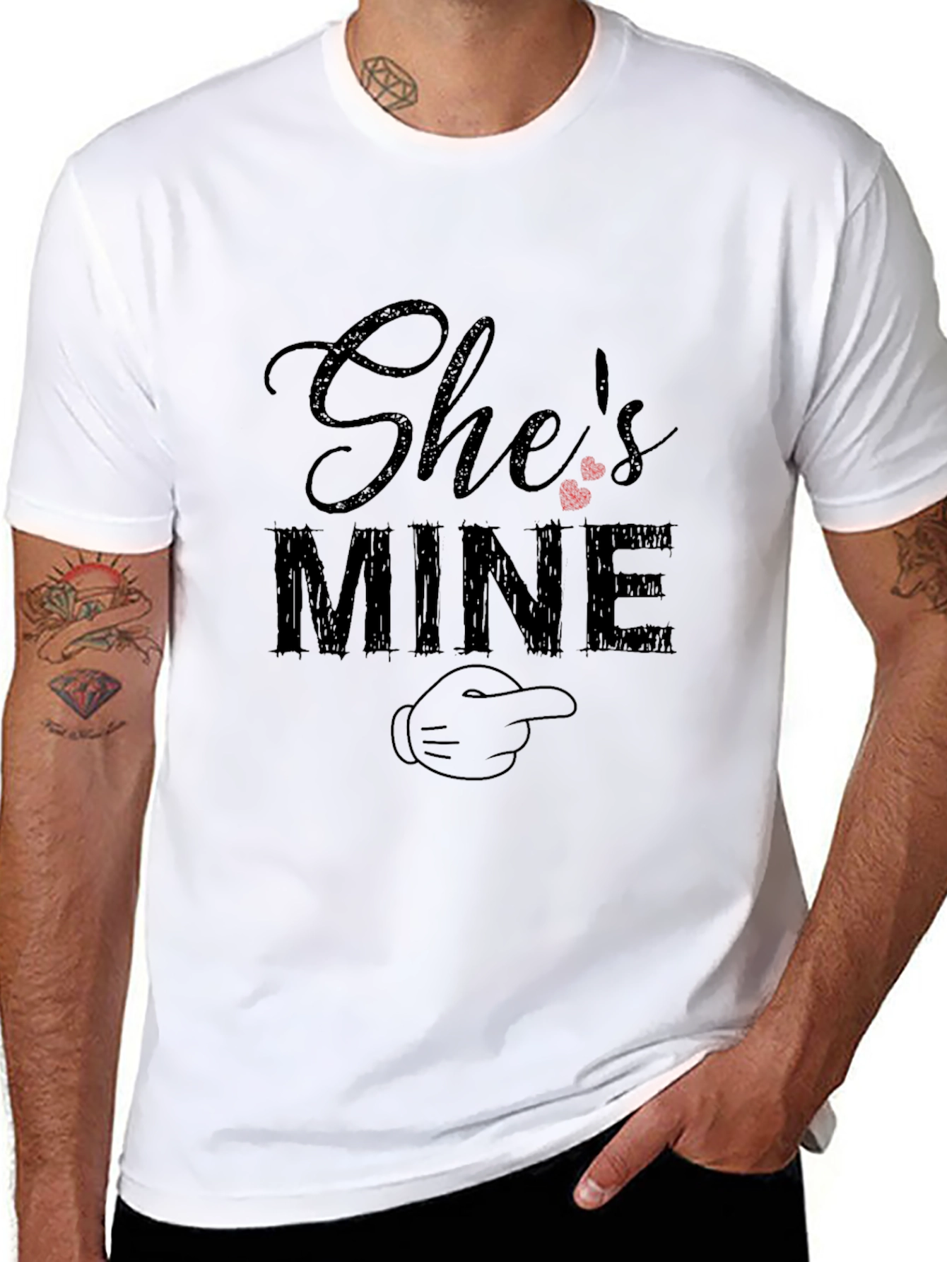 Shes Mine Funny Couple T-Shirt