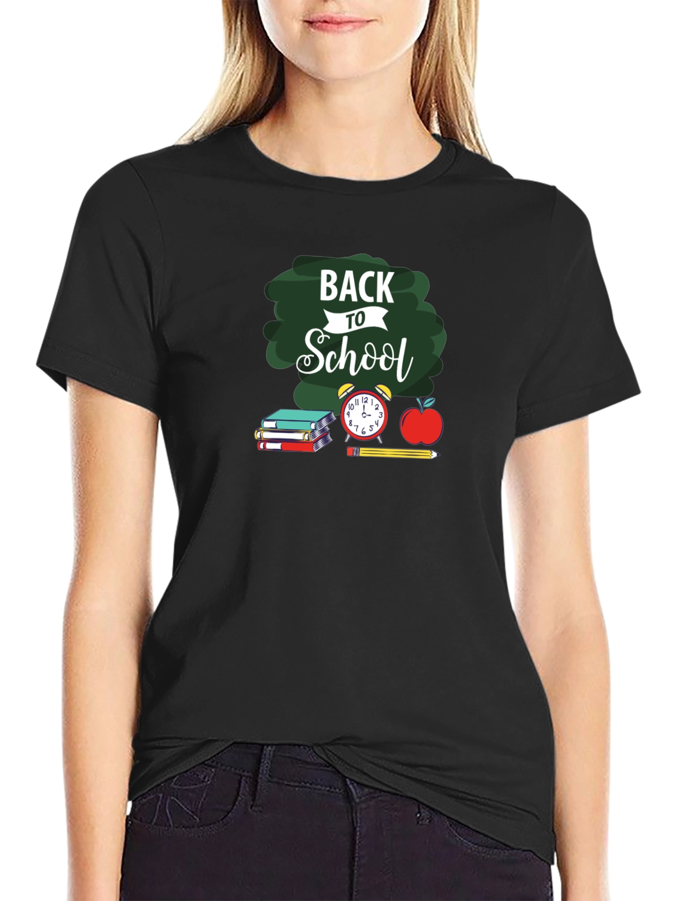 Back to School Black T-Shirt