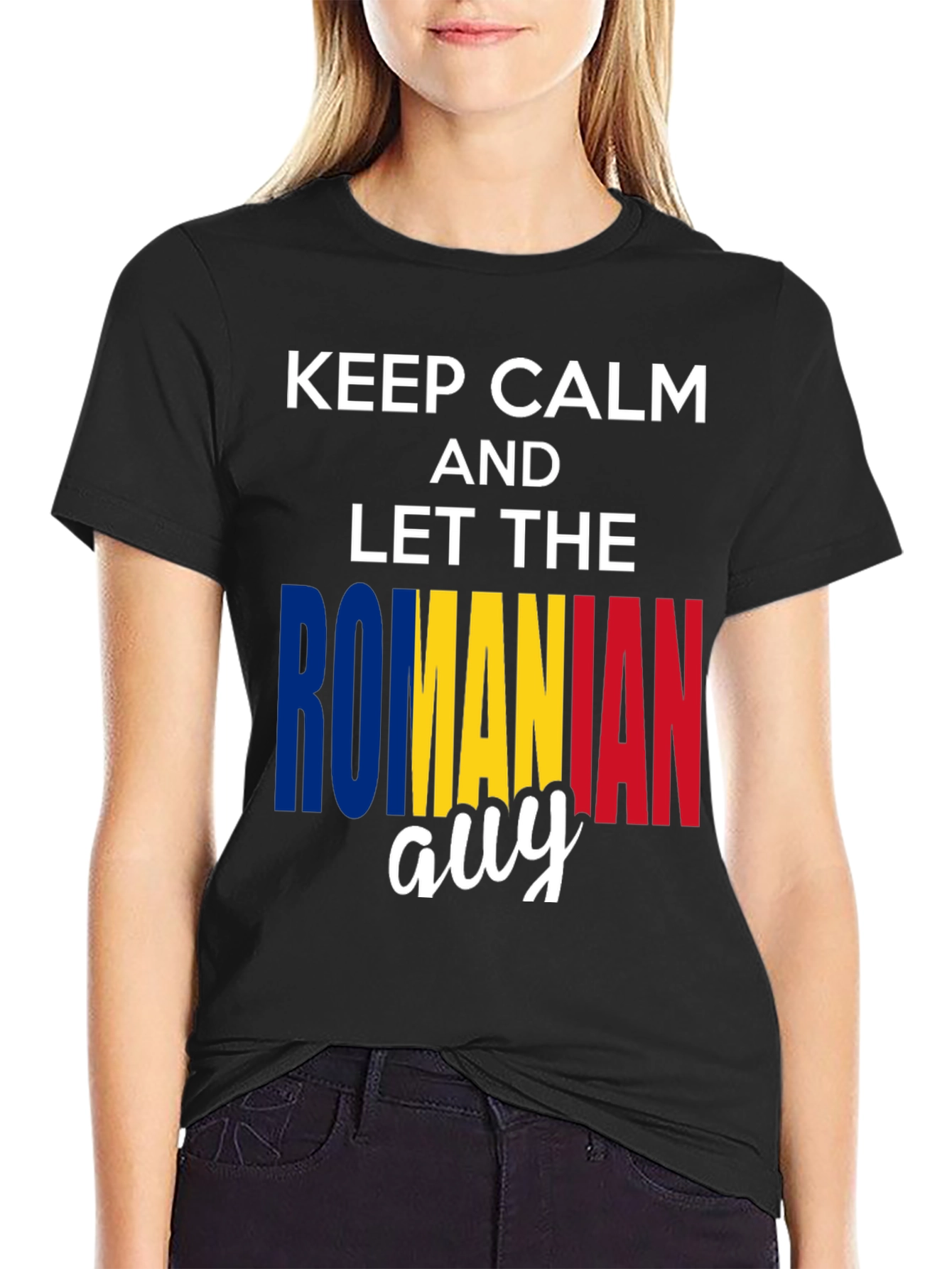 Keep Calm Romanian Guy T-Shirt